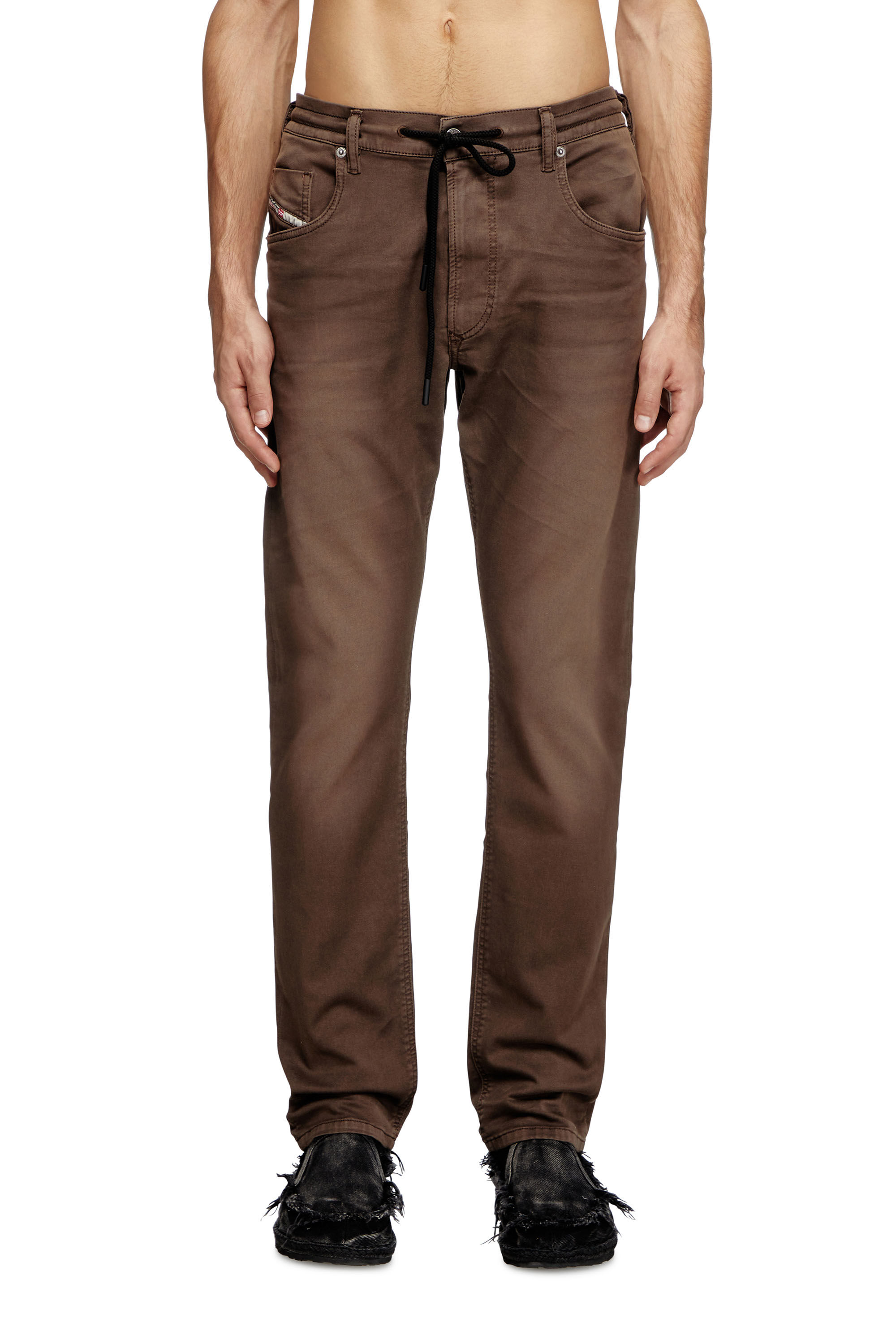 Diesel - Regular 2030 D-Krooley Joggjeans® 0670M Hombre, Marrón - 3