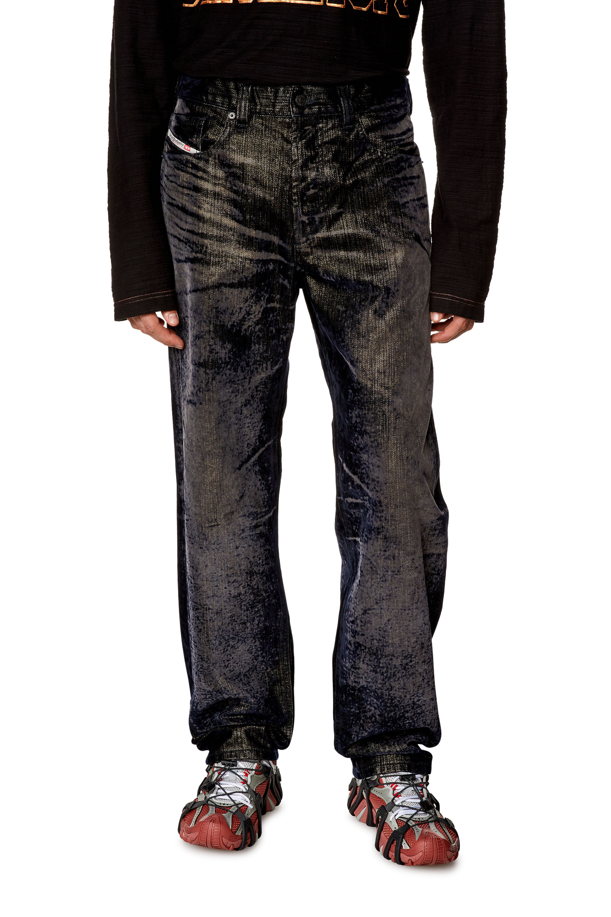 Men's Regular Jeans | Black/Dark grey | Diesel 2010 D-Macs