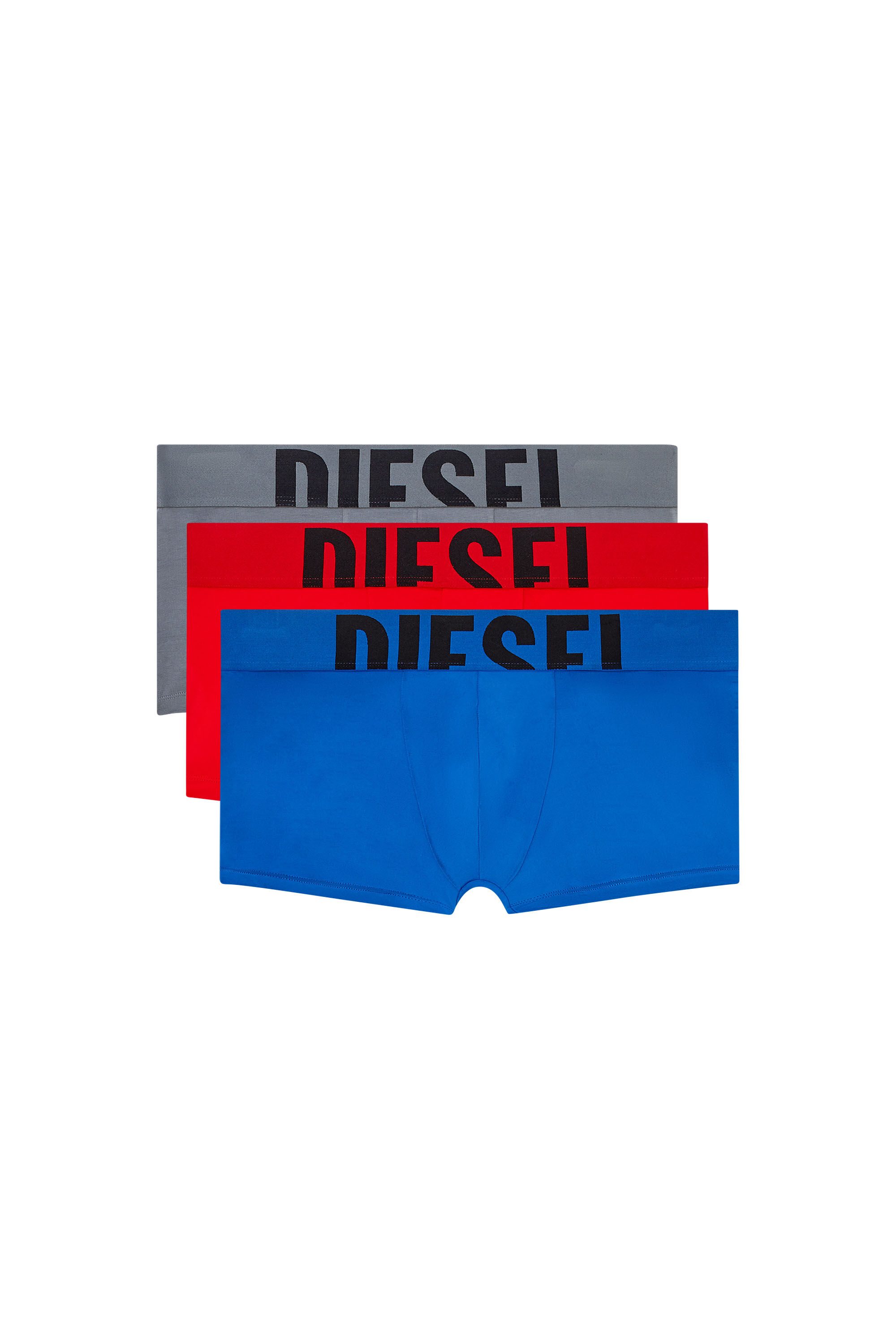 Diesel - UMBX-DAMIENTHREEPACK-5.5EL, Paquete de tres bóxers ajustados de algodón elástico Hombre in Multicolor - 4