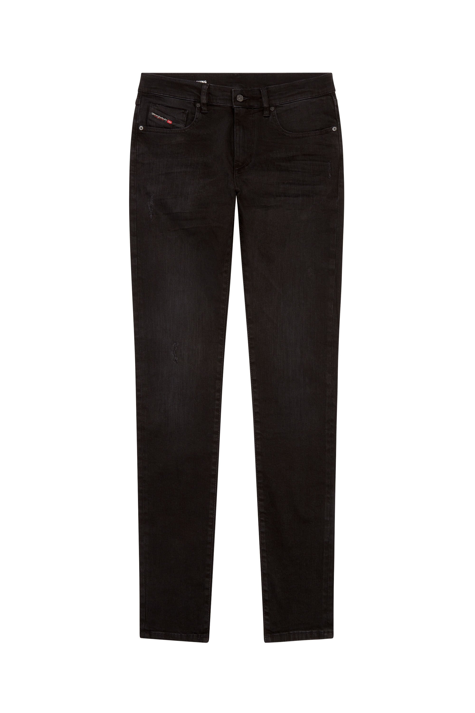 Diesel - Slim Jeans 2019 D-Strukt 0TFAS, Negro/Gris oscuro - Image 2