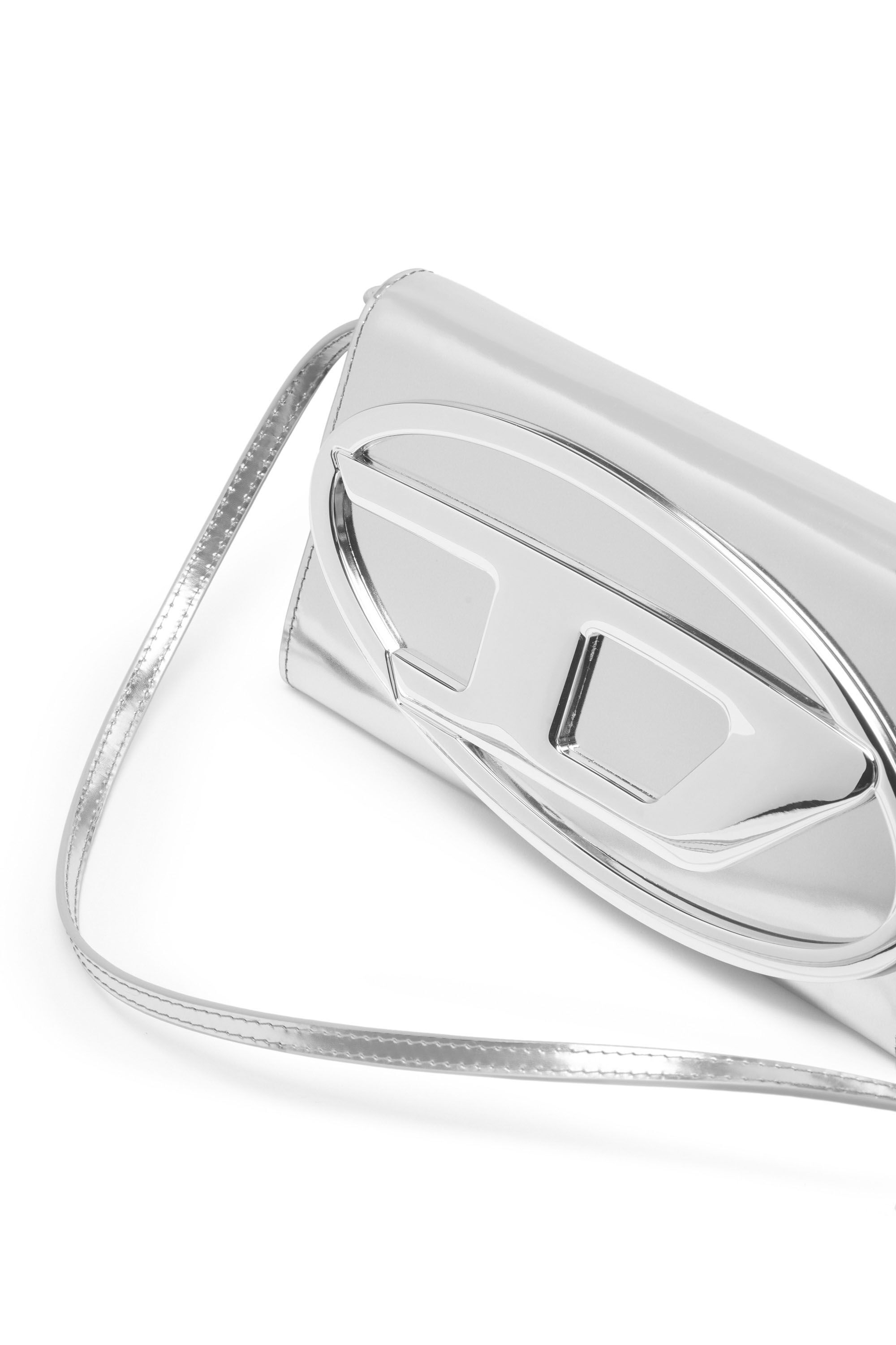 Women's Wallet purse in metallic leather | Silver | Diesel