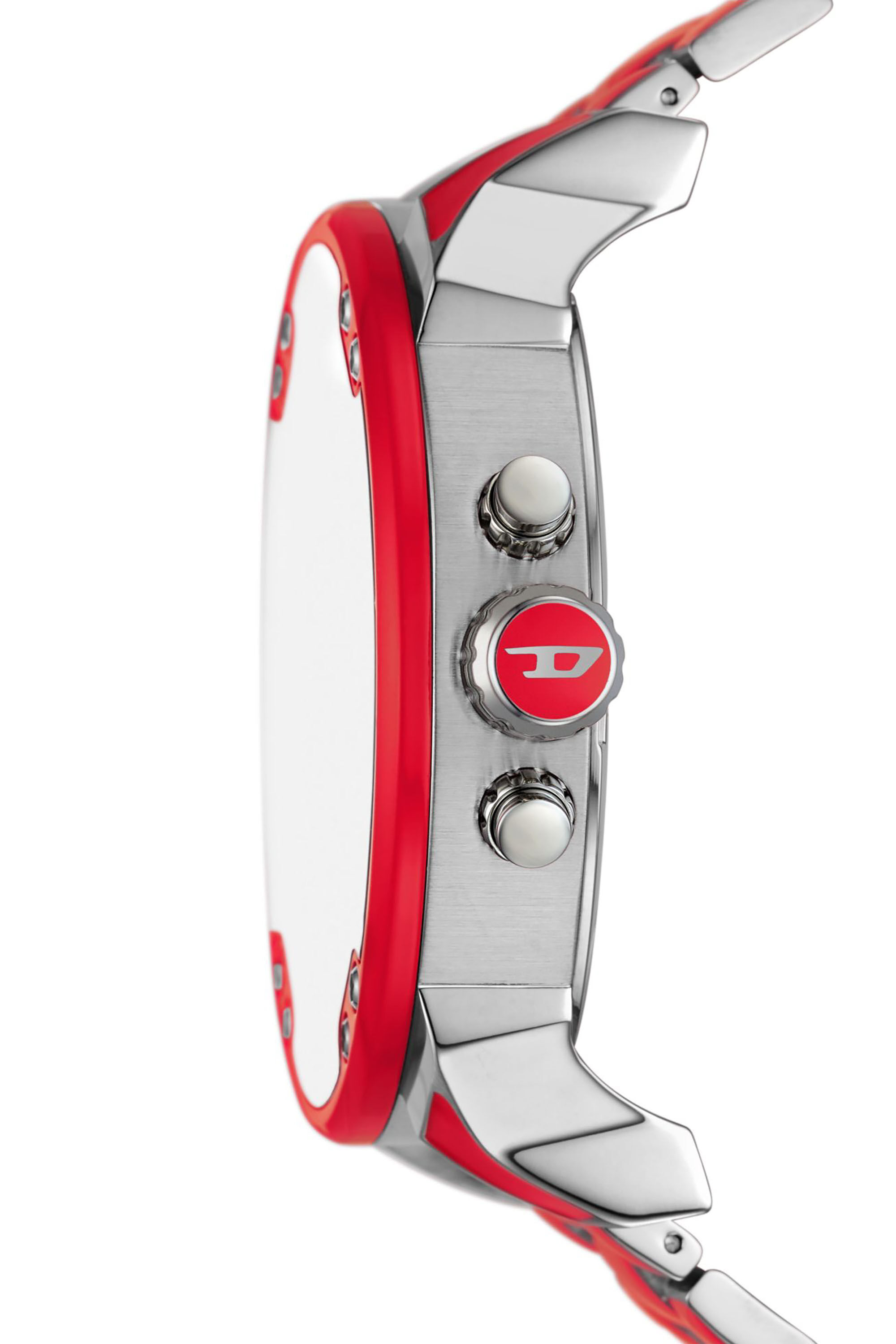 Men's Mr. Daddy 2.0 red enamel and stainless steel watch | Red 