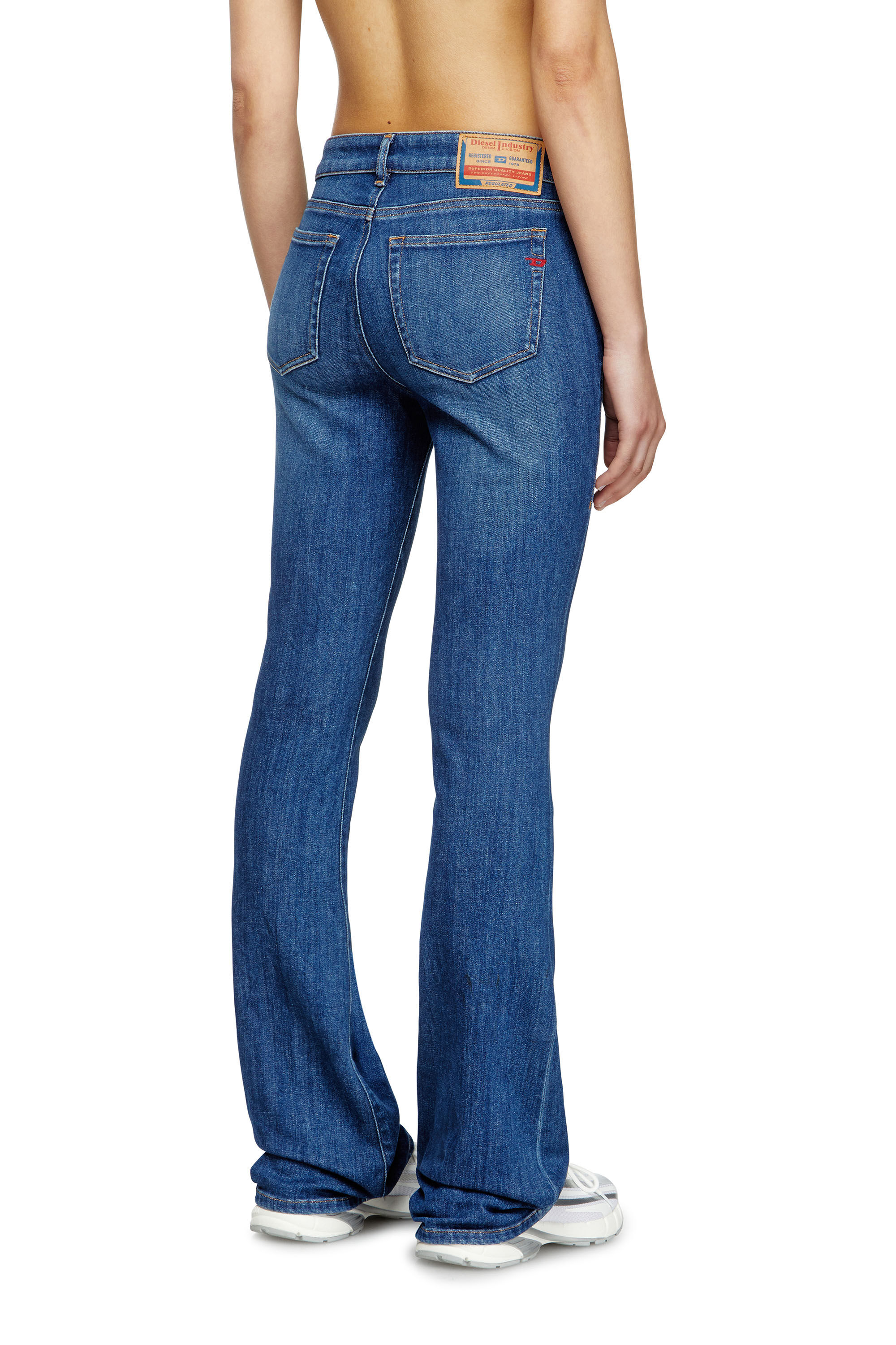 Diesel - Bootcut Jeans 1969 D-Ebbey 0DBDN Mujer, Negro/Gris oscuro - 4