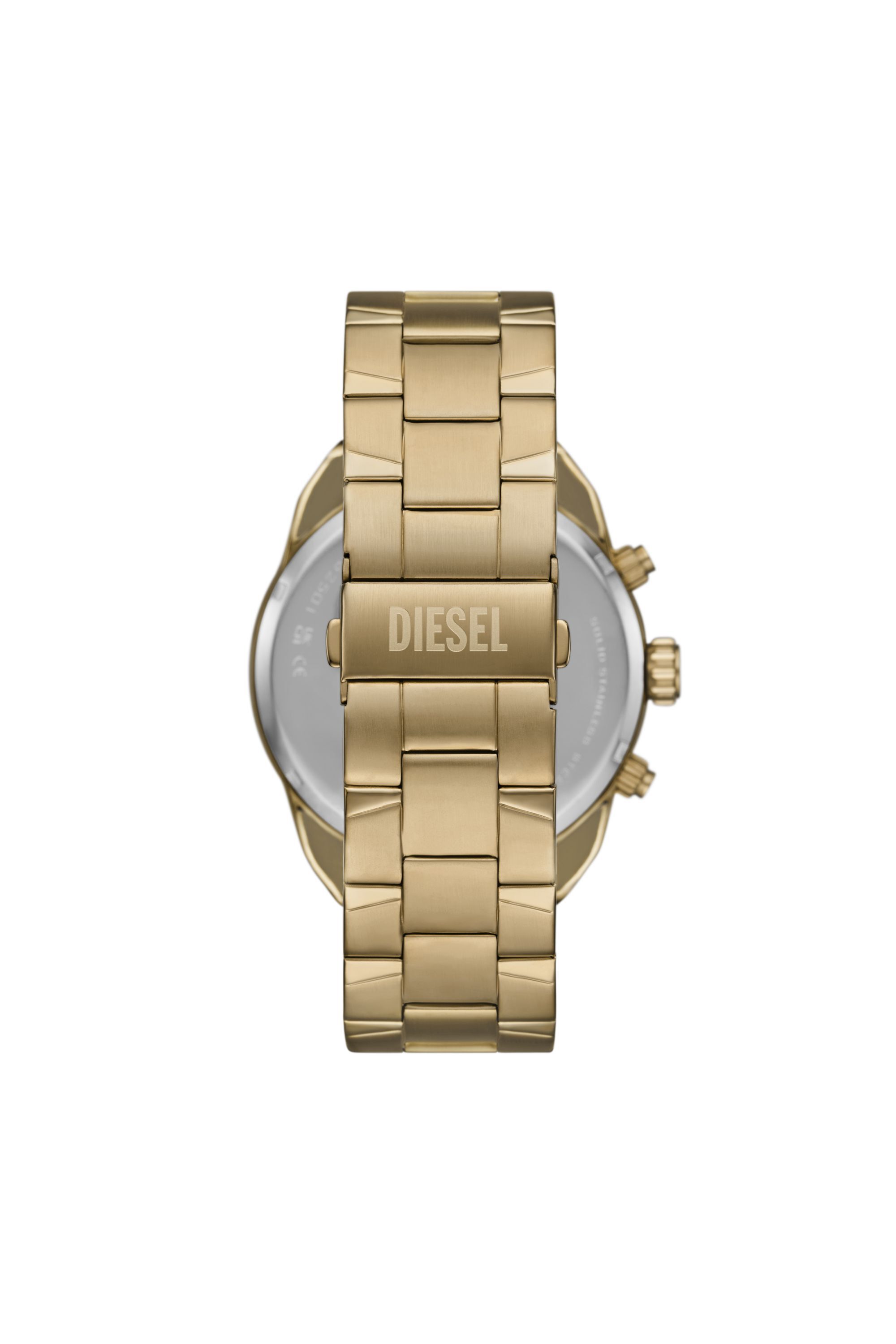 Men's Spiked stainless steel watch | Gold | Diesel