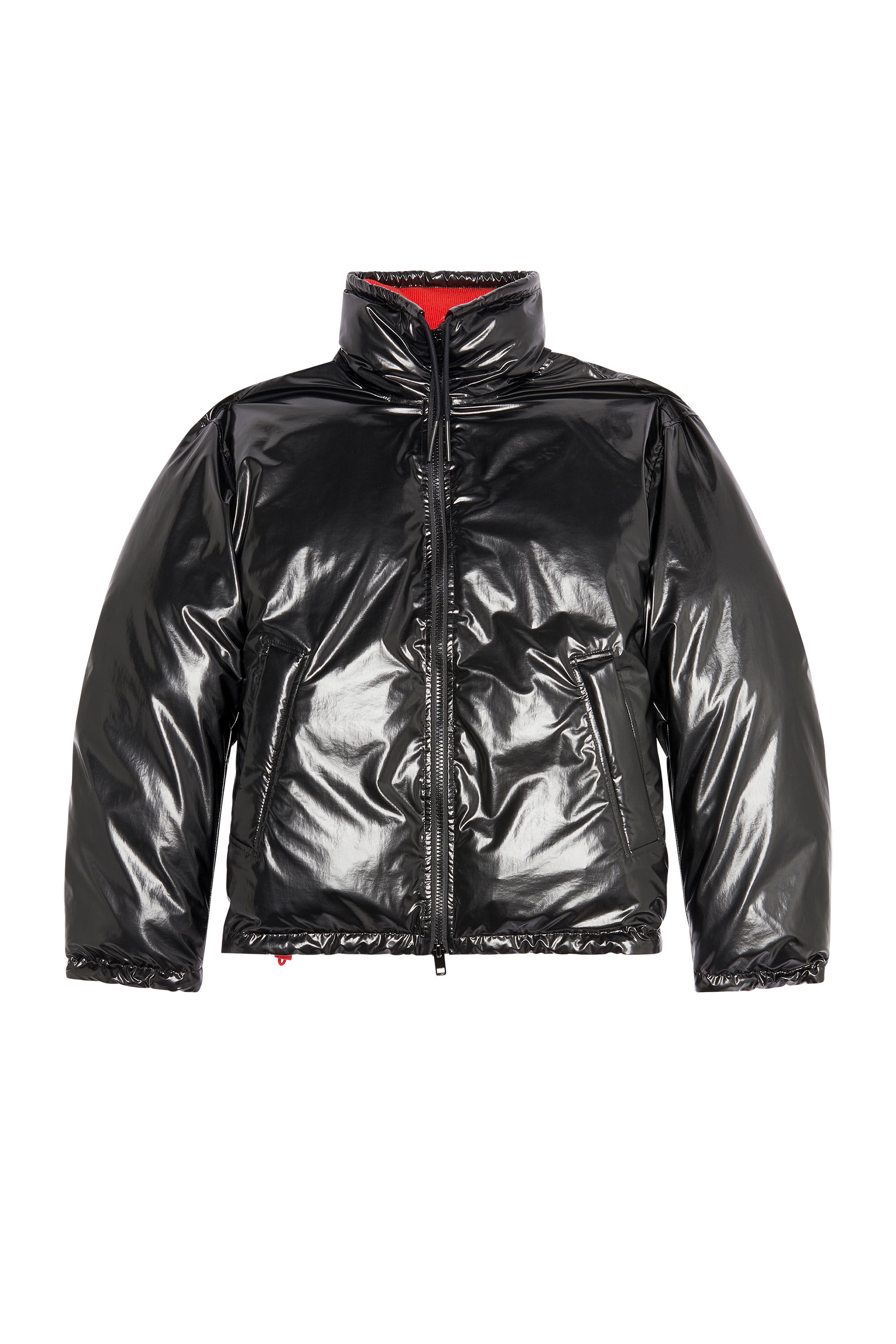 Men's Padded jacket with maxi logo | Multicolor | Diesel