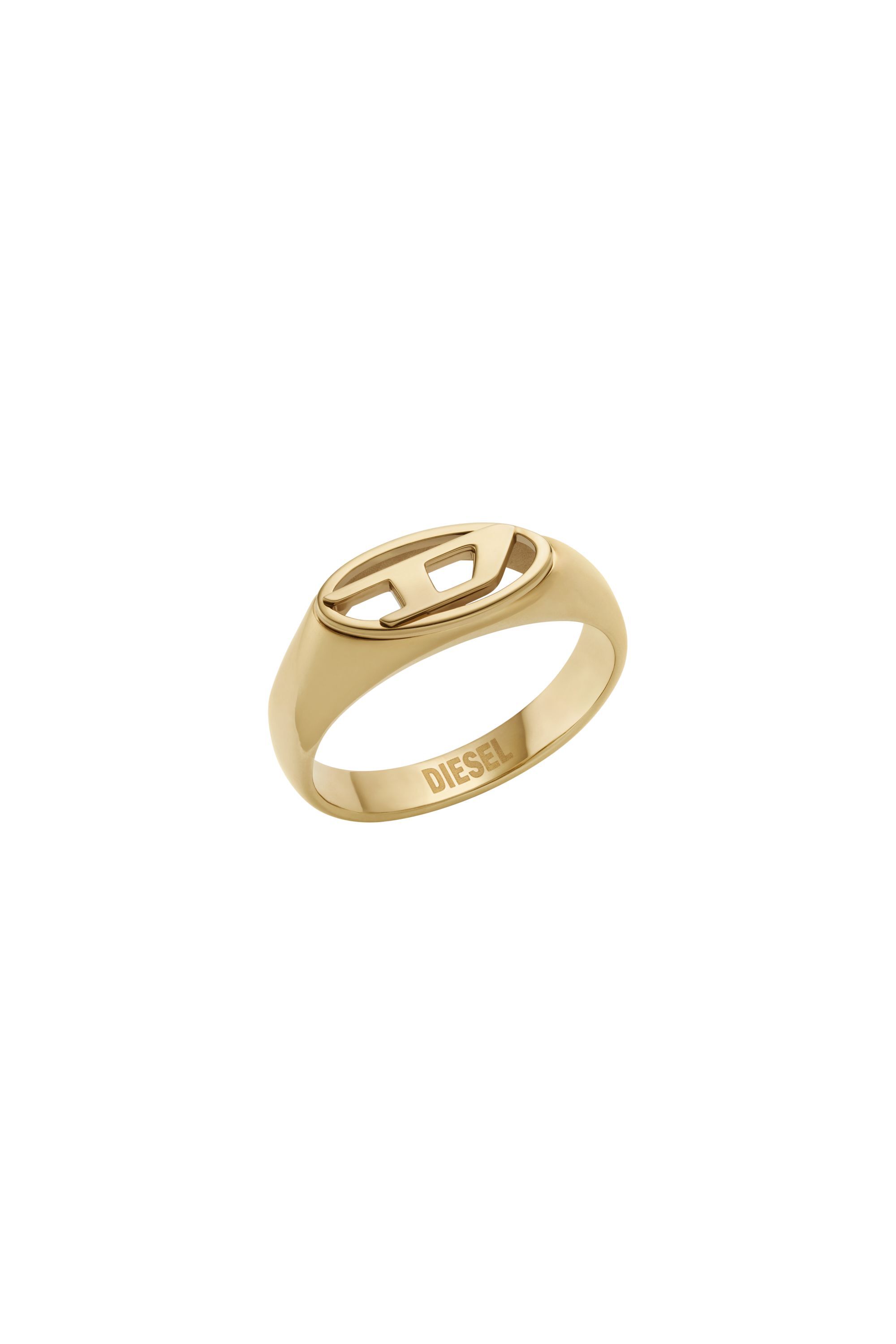 【DIESEL】dx1569710 / dx1548040 jewel DX1548040 JEWEL Stainless Steel Band Ring｜シルバー