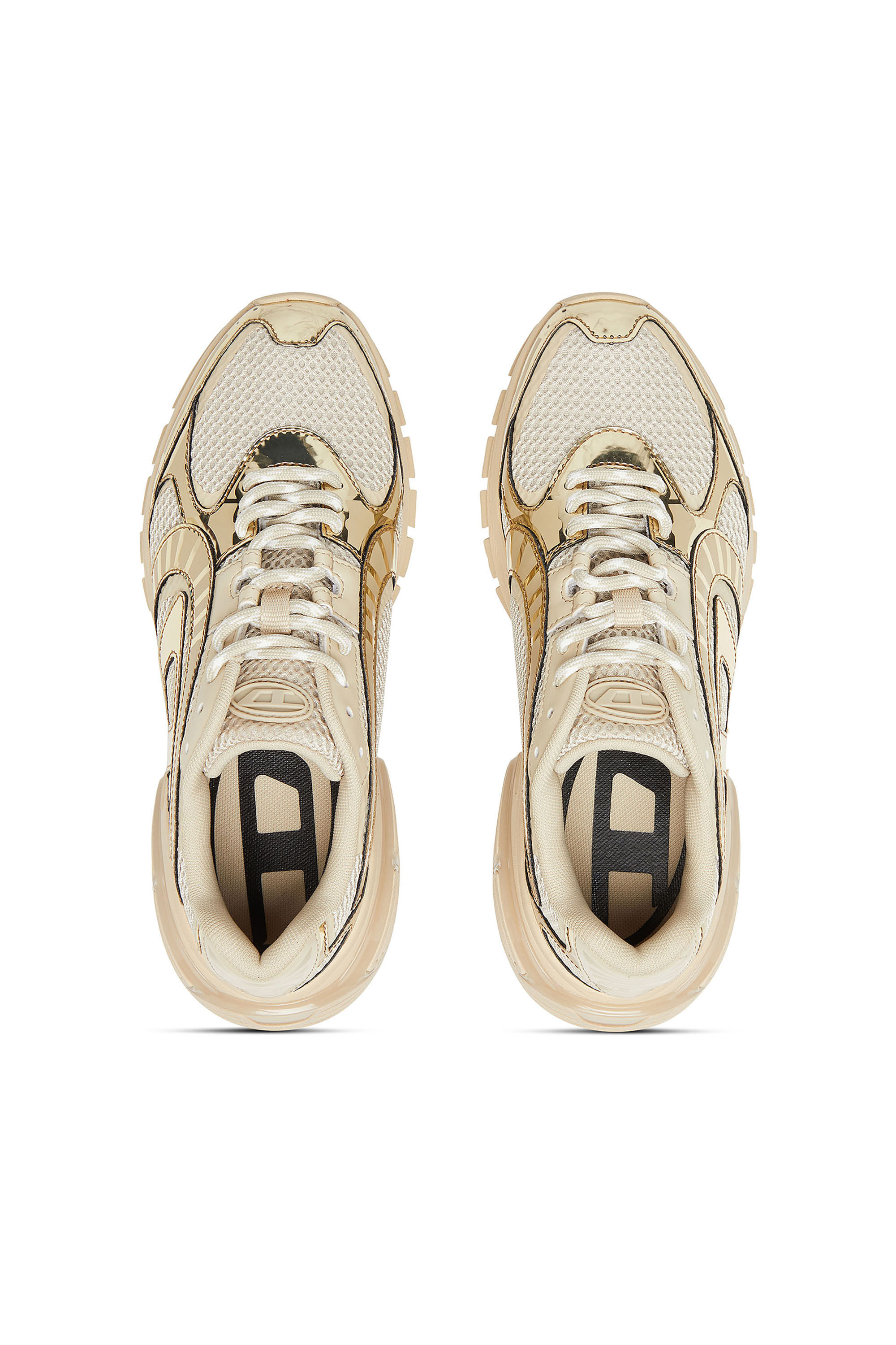 Women's S-Pro-V-Dense-Metallic mesh sneakers with Oval D