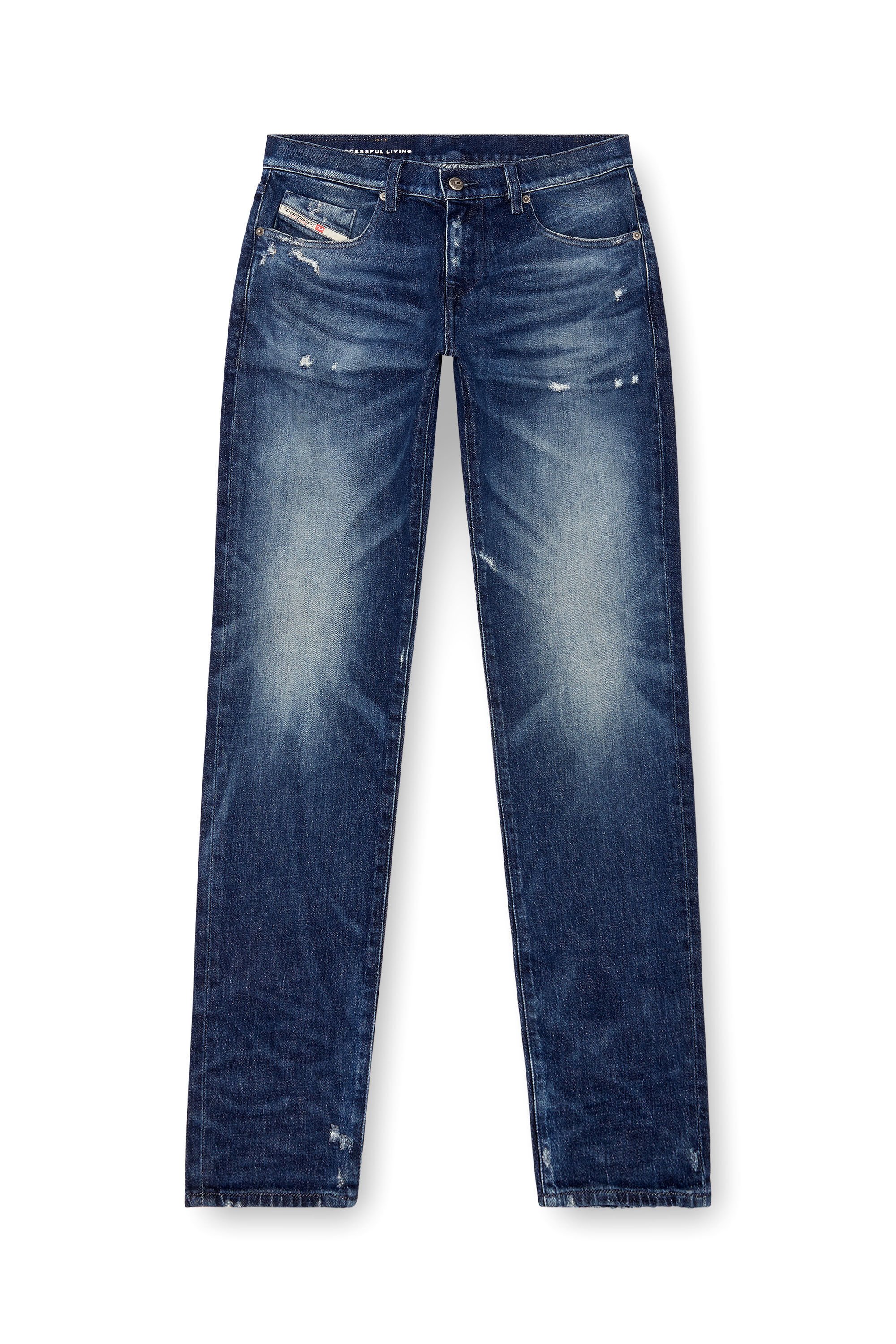 Diesel - Hombre Slim Jeans 2019 D-Strukt 09J56, Azul Oscuro - Image 2