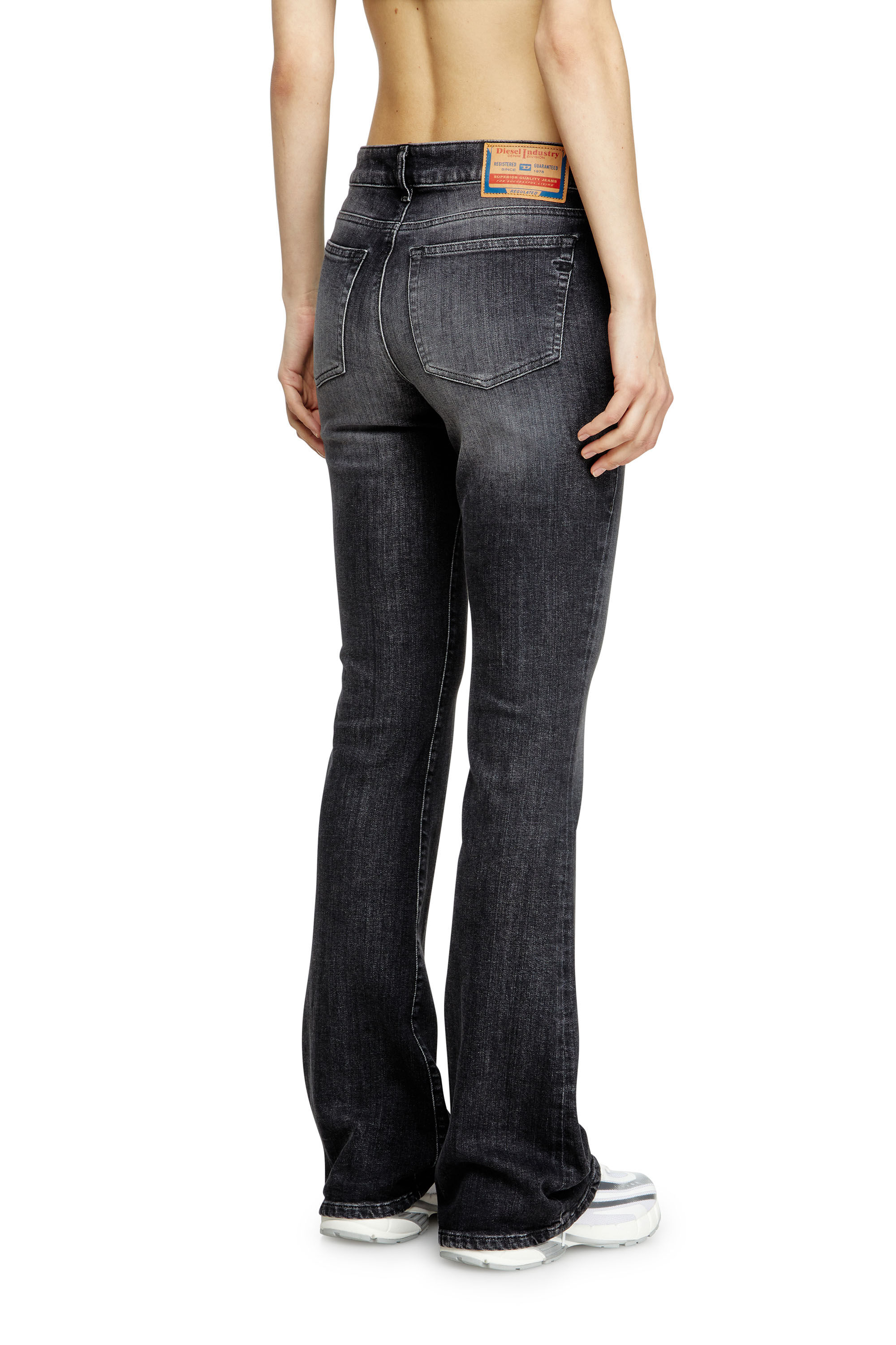 Women's Bootcut Jeans | Black/Dark grey | Diesel 1969 D-Ebbey
