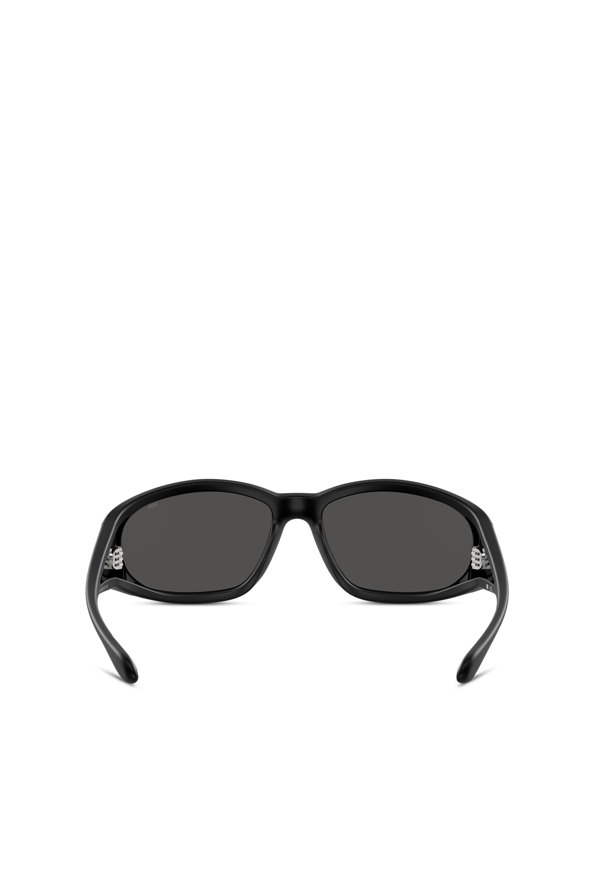 Women s Rectangular sunglasses in acetate Black Diesel