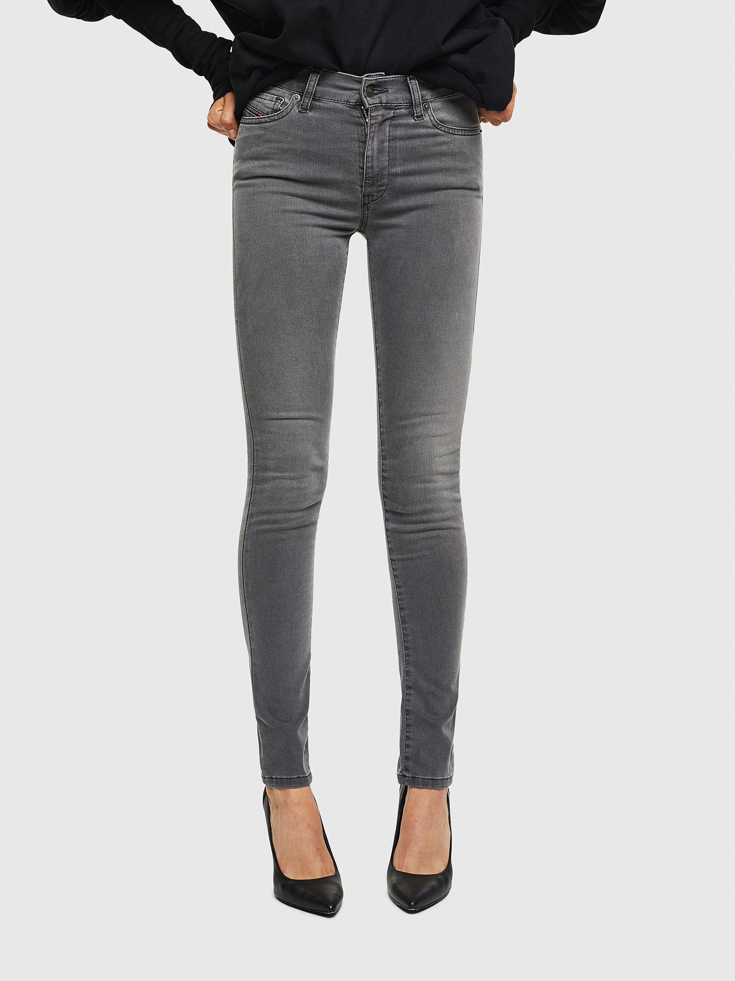 diesel grey skinny jeans
