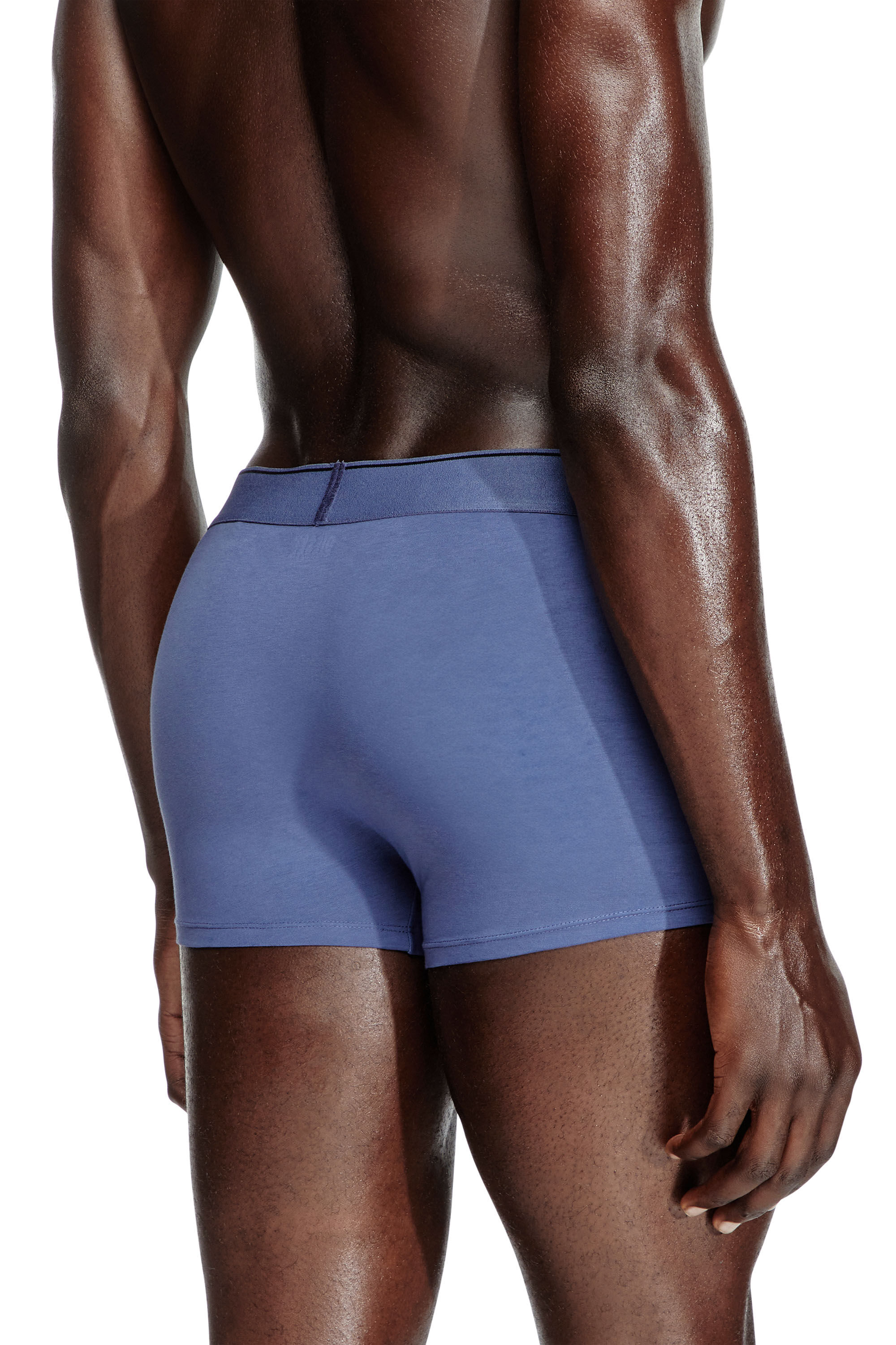 Diesel - UMBX-DAMIENTHREEPACK, Man's Three-pack of plain boxer in Black/Blue - 3