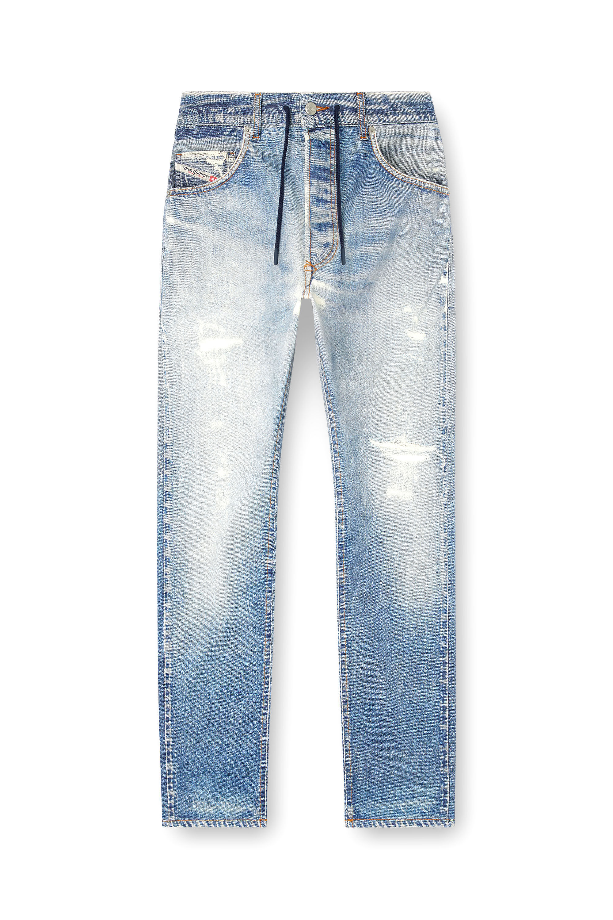 Diesel - Man's Regular 2032 D-Krooley Joggjeans® 068RX, Light Blue - 2