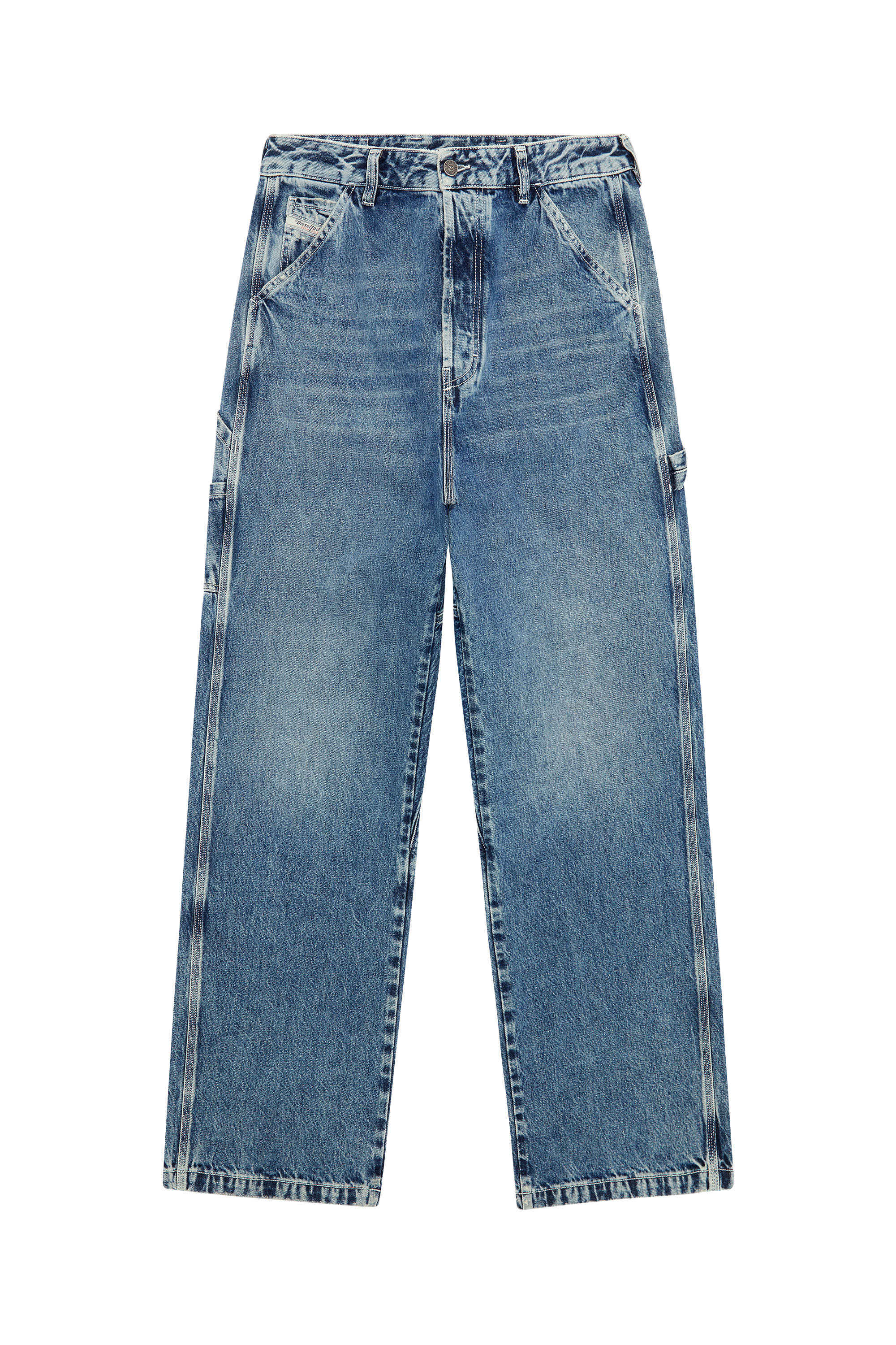 Diesel - Straight Jeans D-Livery 007M3, Azul medio - Image 2