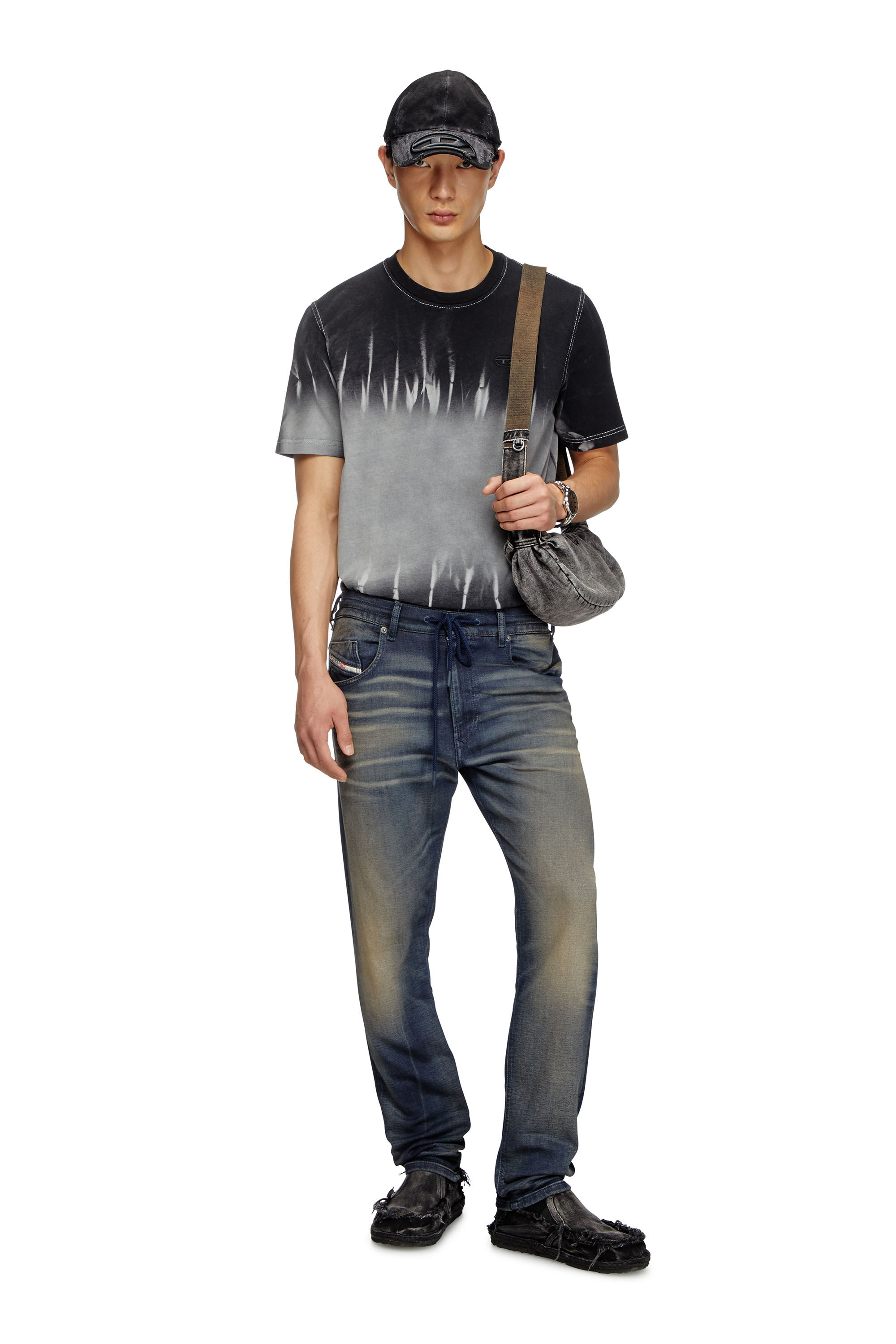 Diesel - Regular 2030 D-Krooley Joggjeans® 068PM Hombre, Azul Oscuro - 1
