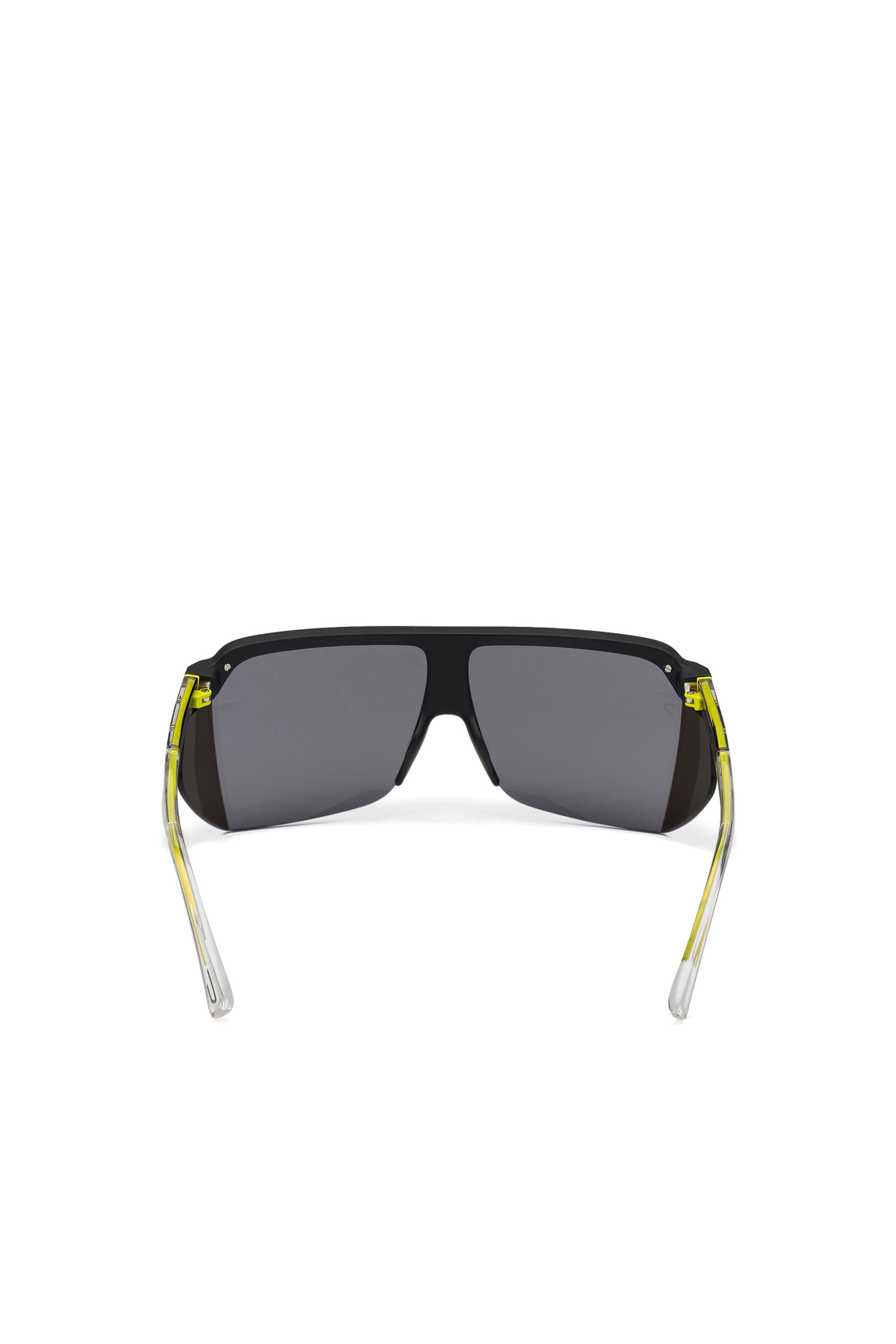 Diesel - DL0319, Man's Wraparound glasess in acetate and metal in Black - 3