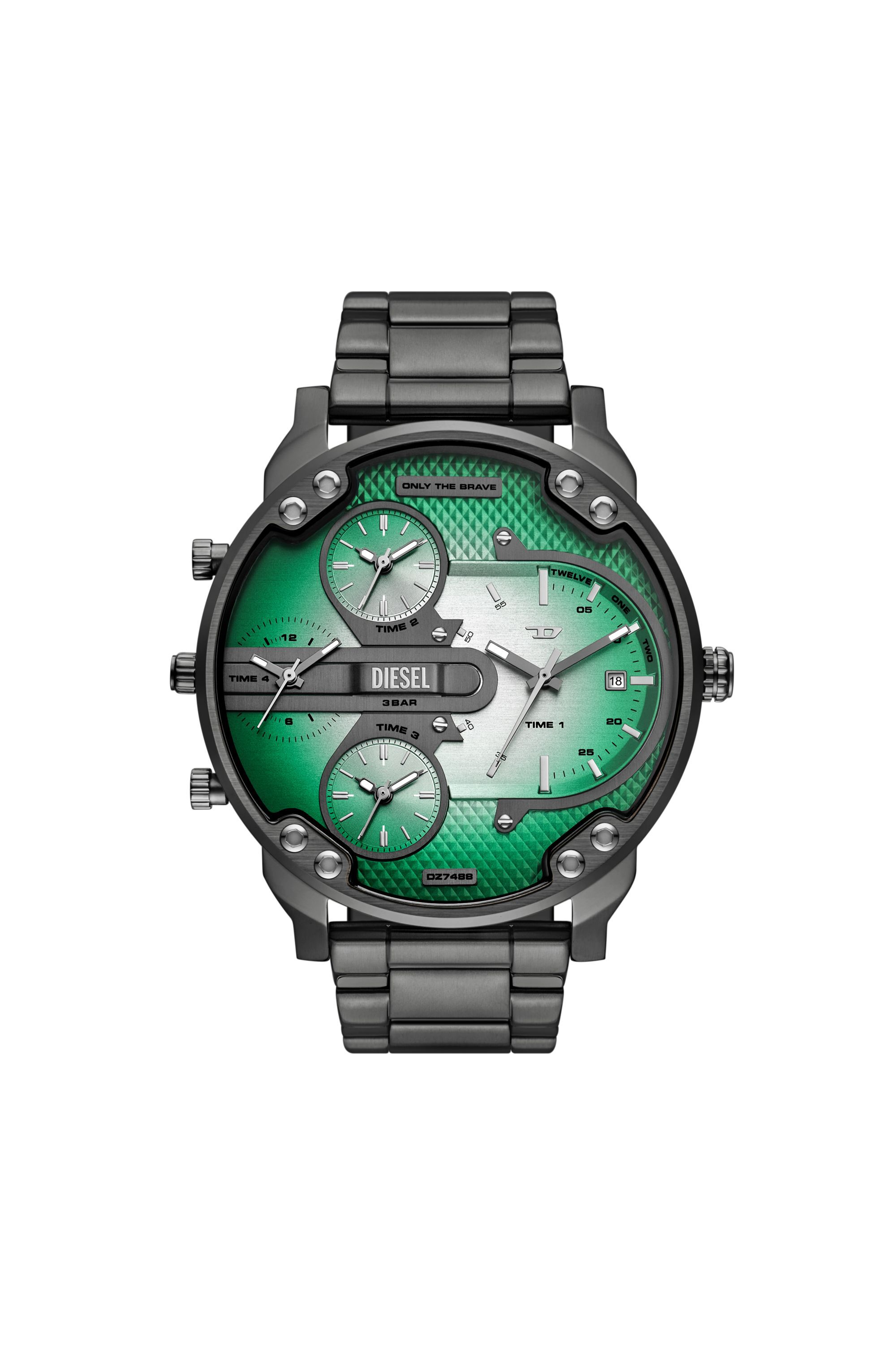 Diesel - DZ7488 WATCH, Reloj Mr. Daddy Slim de acero inoxidable Hombre in Gris - 1