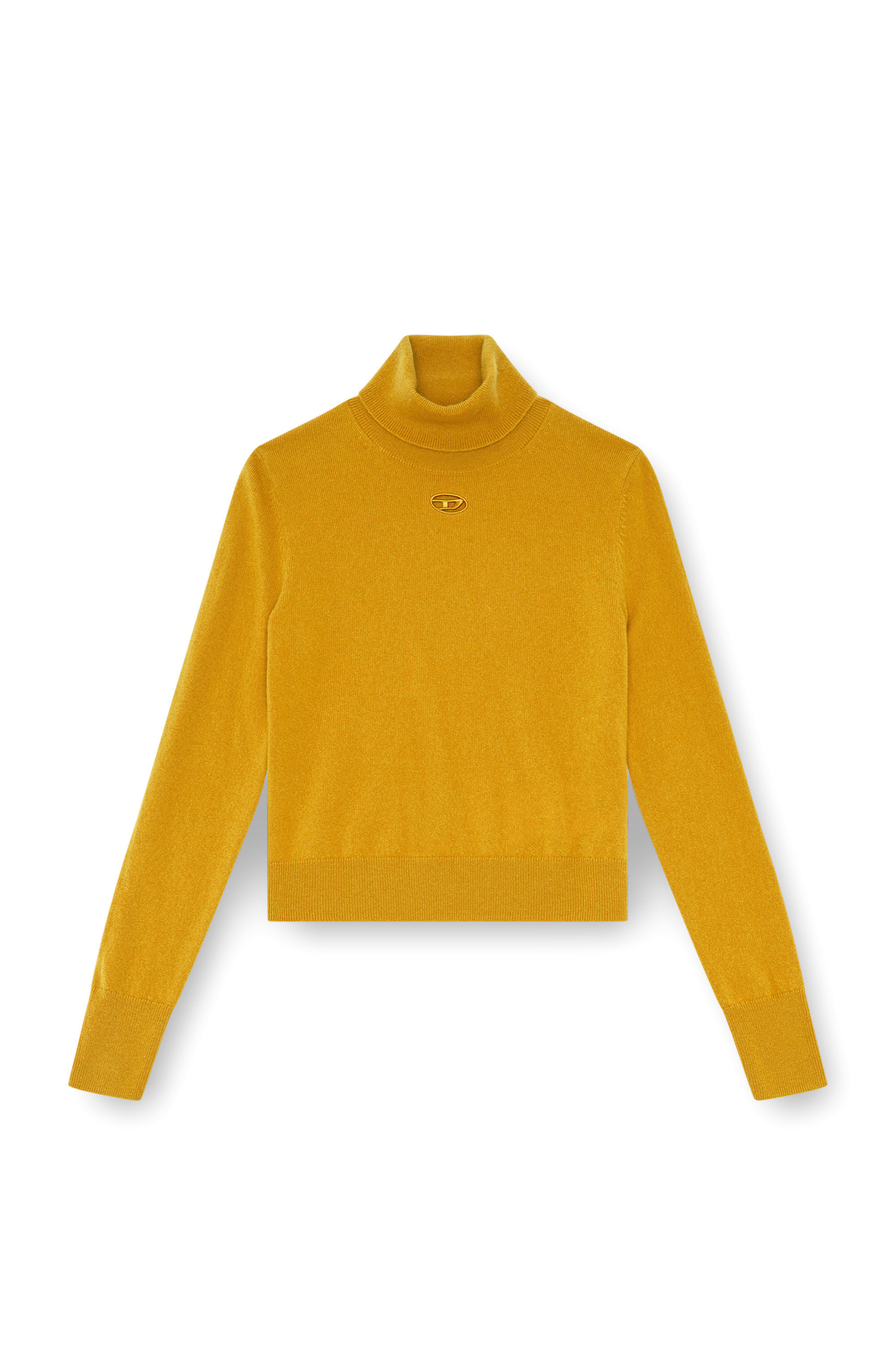 Women's Turtleneck jumper in wool and cashmere | Brown | Diesel