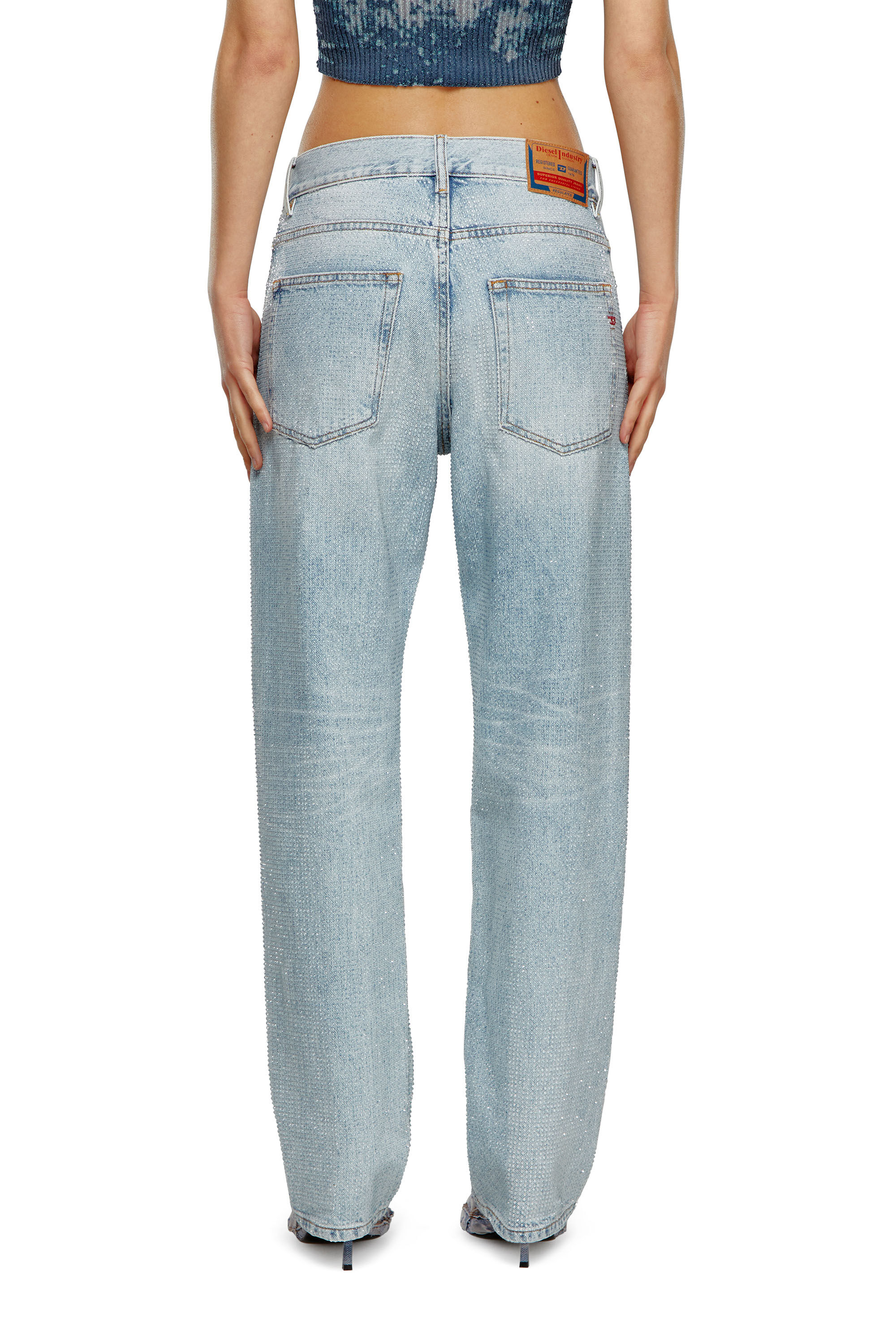 Women's Regular Jeans | Light Blue | Diesel 1988 D-Ark