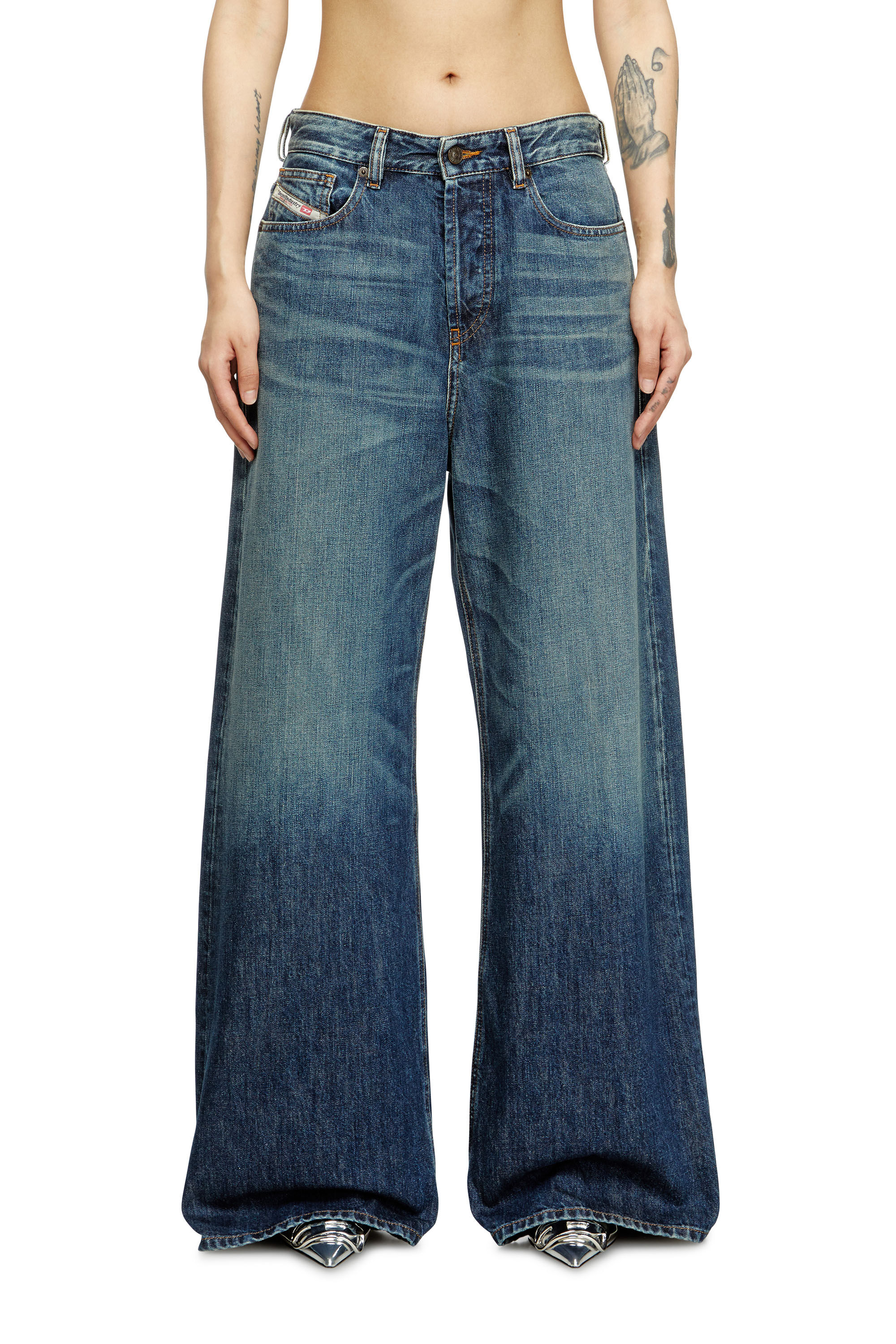 ★関税込み★【DIESEL】1996 D-Sire ブルー ジーンズ Women's Relaxed Jeans | Dark blue | Diesel 1996 D-Sire