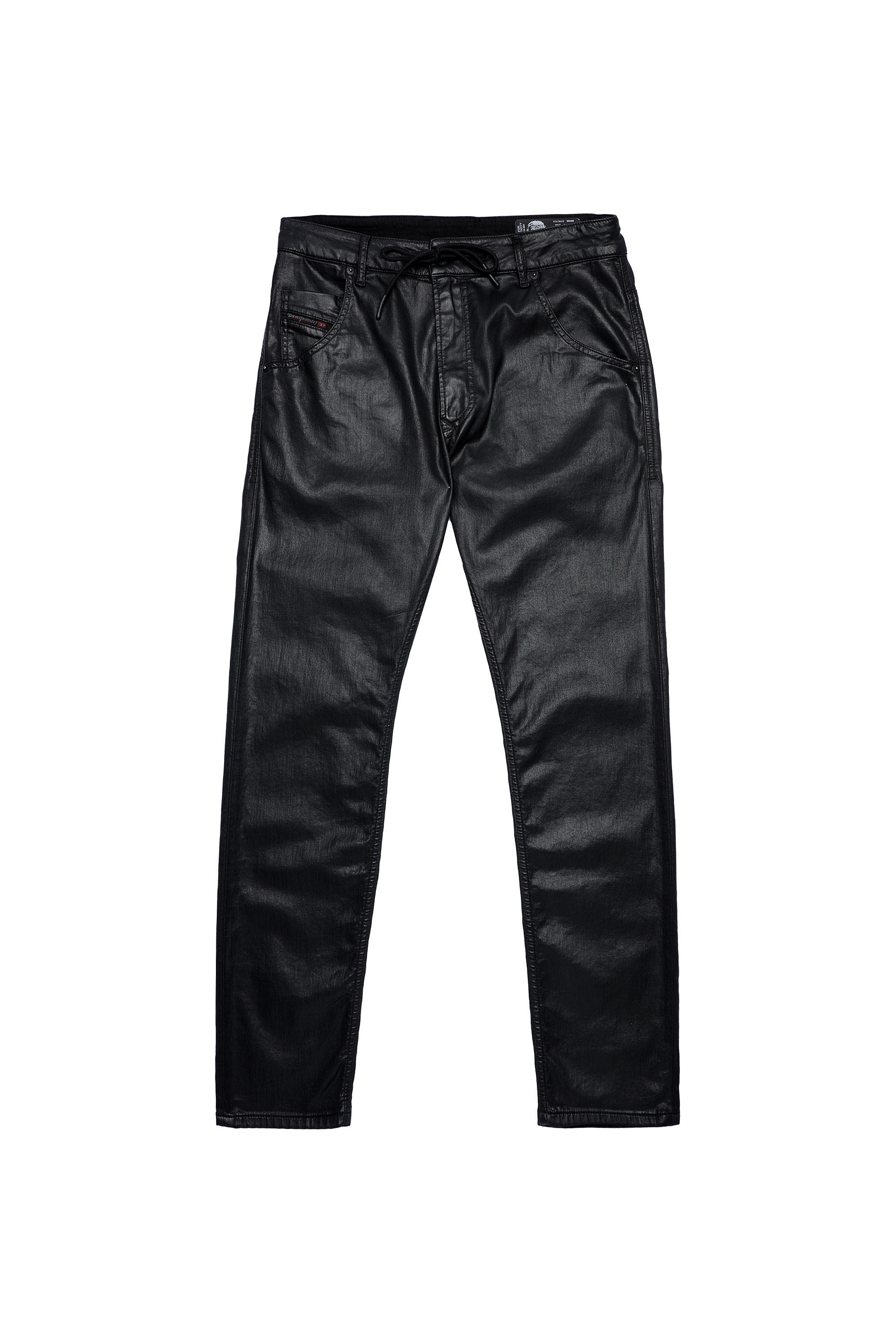 Diesel - Krooley JoggJeans® 0849R Tapered, Negro/Gris oscuro - Image 2