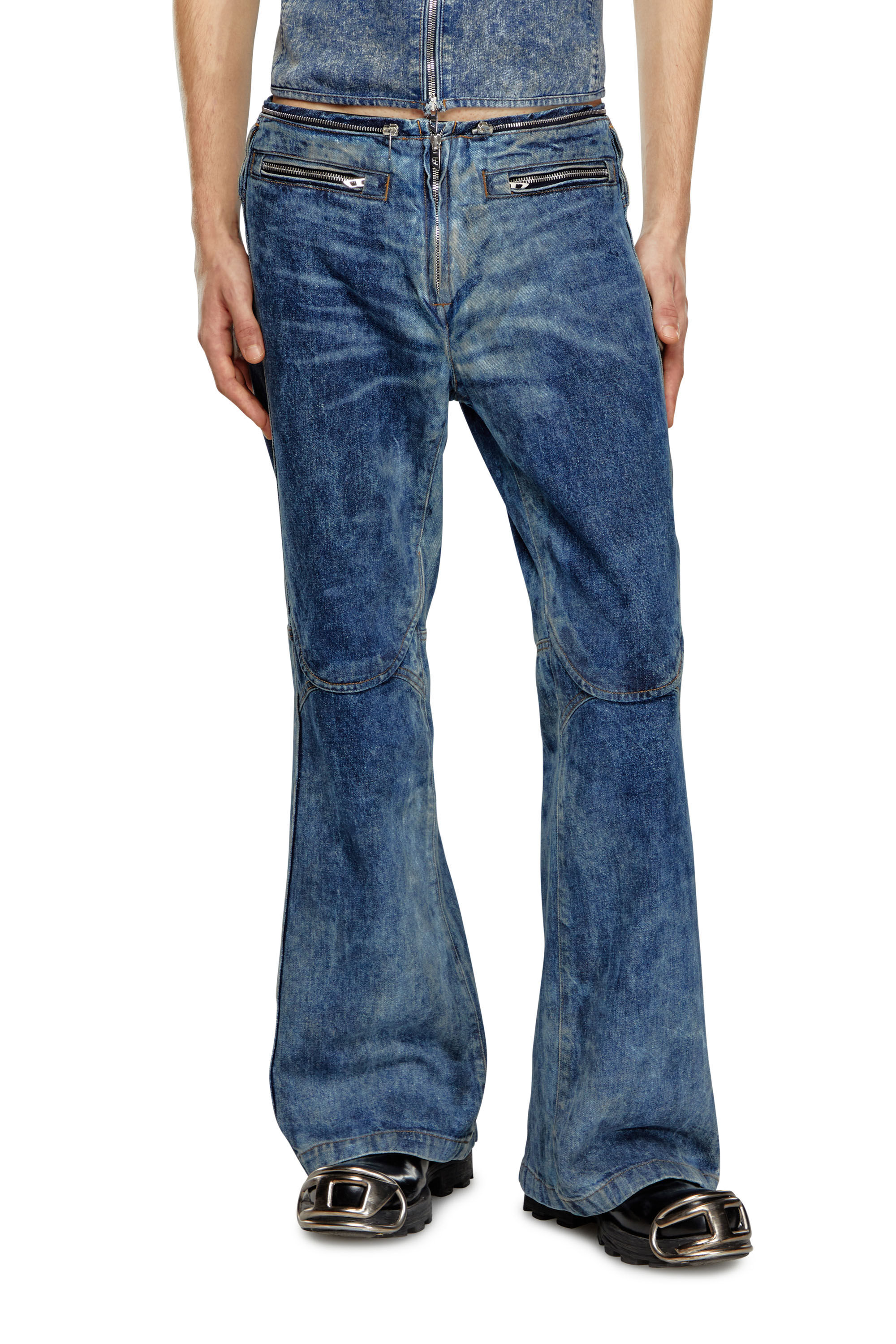 Men's Straight Jeans | Medium blue | Diesel D-Gen