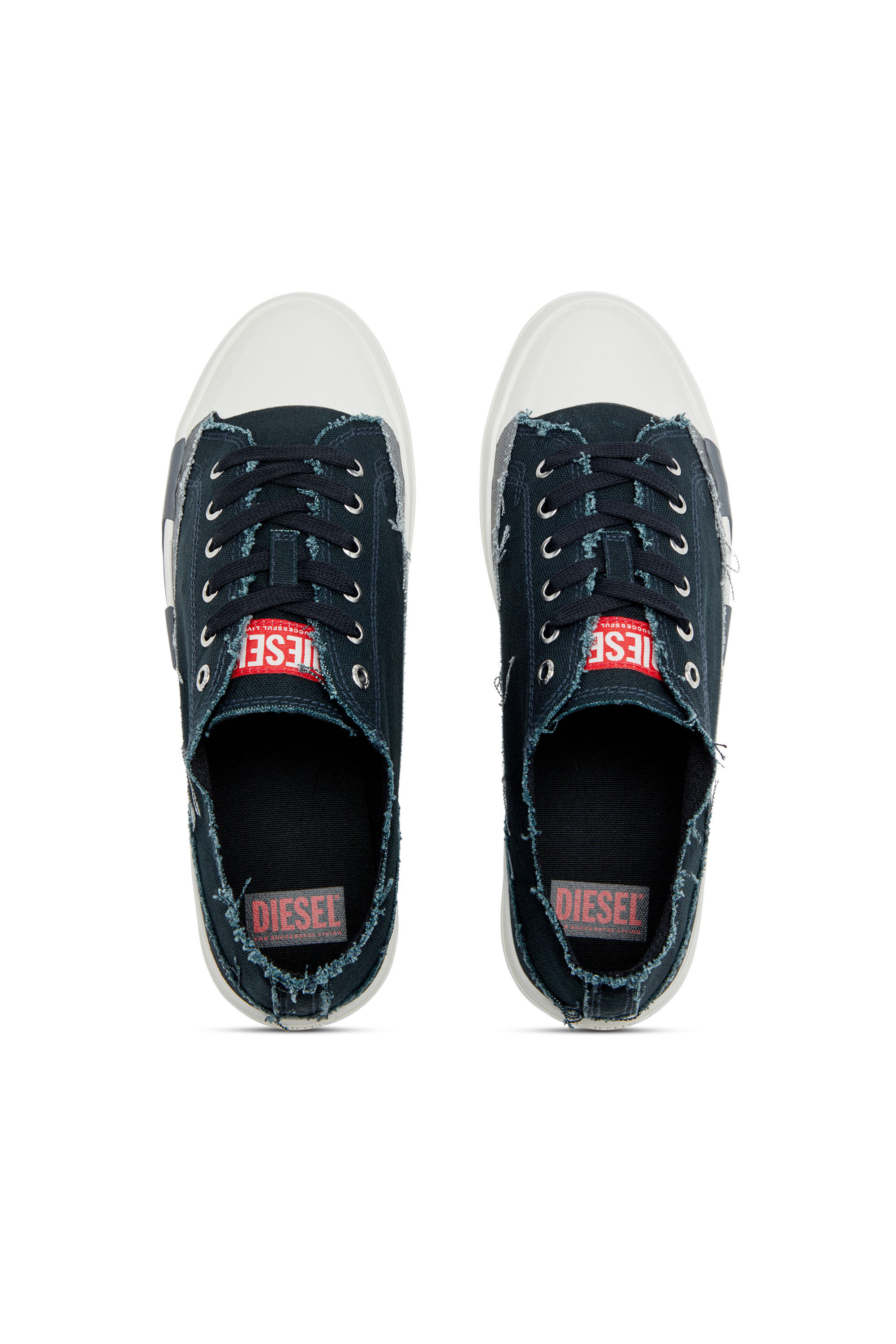 Diesel - S-D-VERSE LOW, S-D-Verse-Deportivas de lona deshilachada Hombre in Multicolor - 4