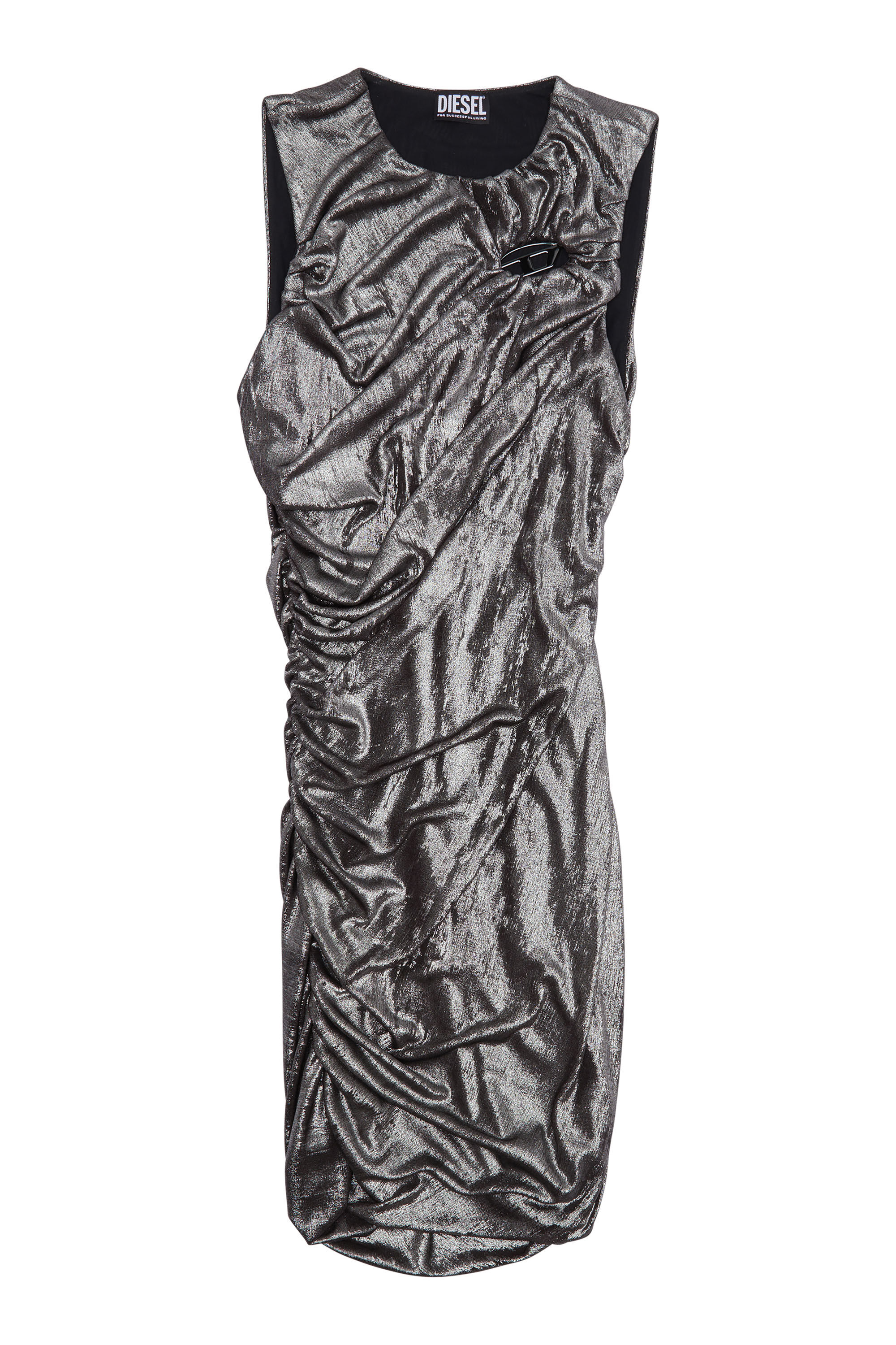Esprit Collection SPACE DYE DRESS - Jumper dress - anthracite/grey 