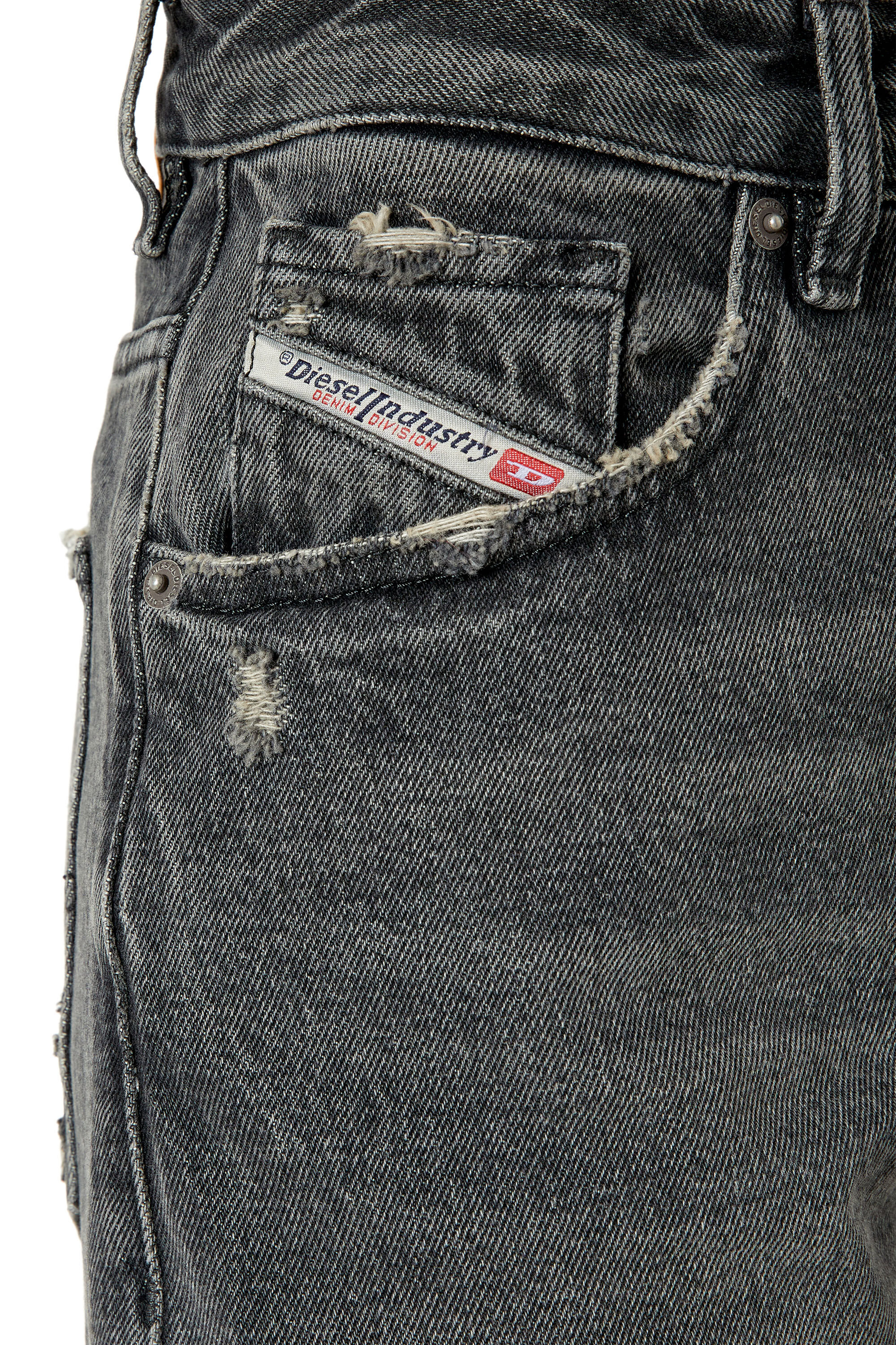 Diesel - Straight Jeans 1999 D-Reggy 007K8, Black/Dark grey - Image 4