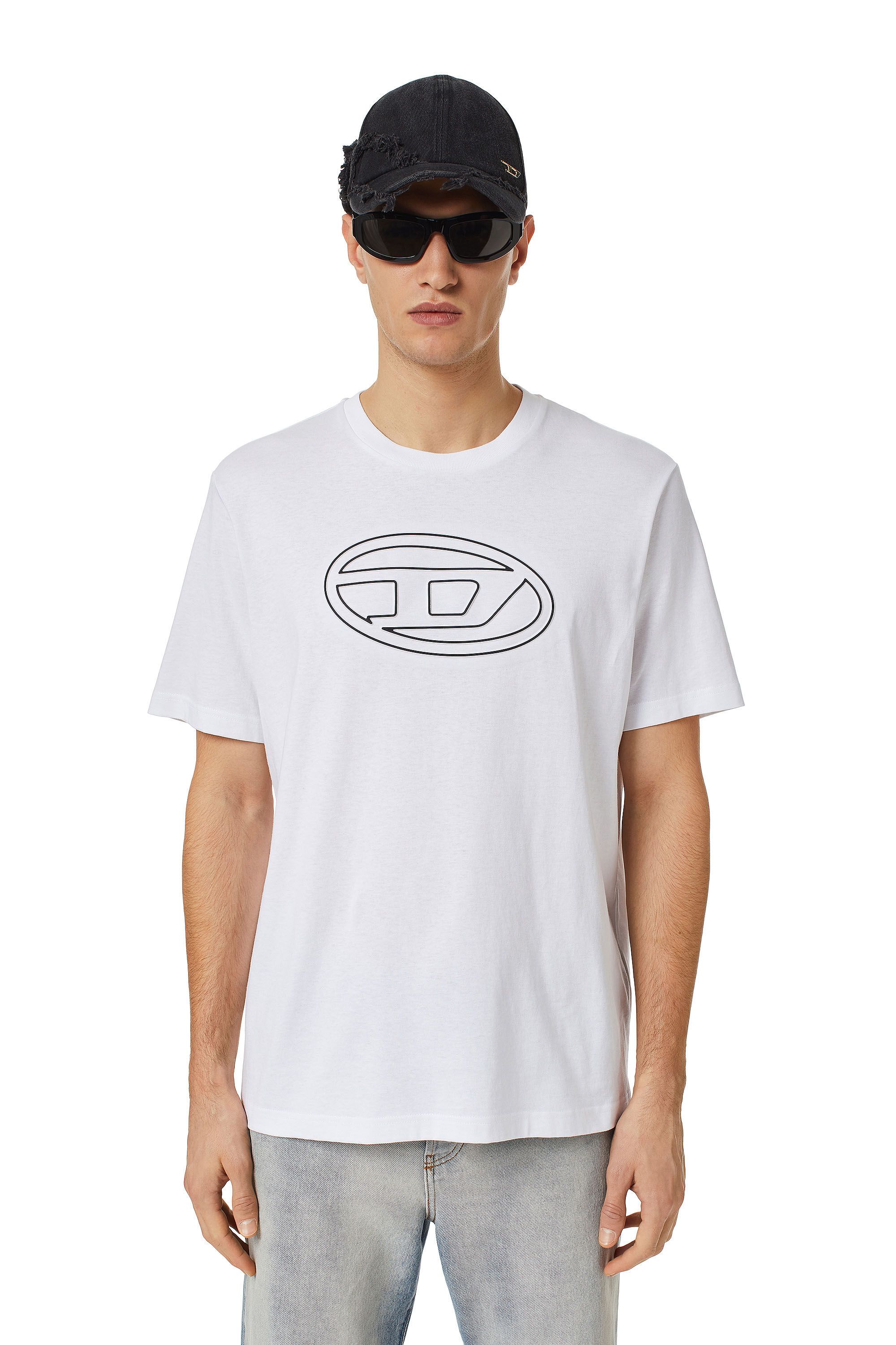 Men's T-shirt in vintage cotton jersey | Diesel T-JUST-BIGOVAL