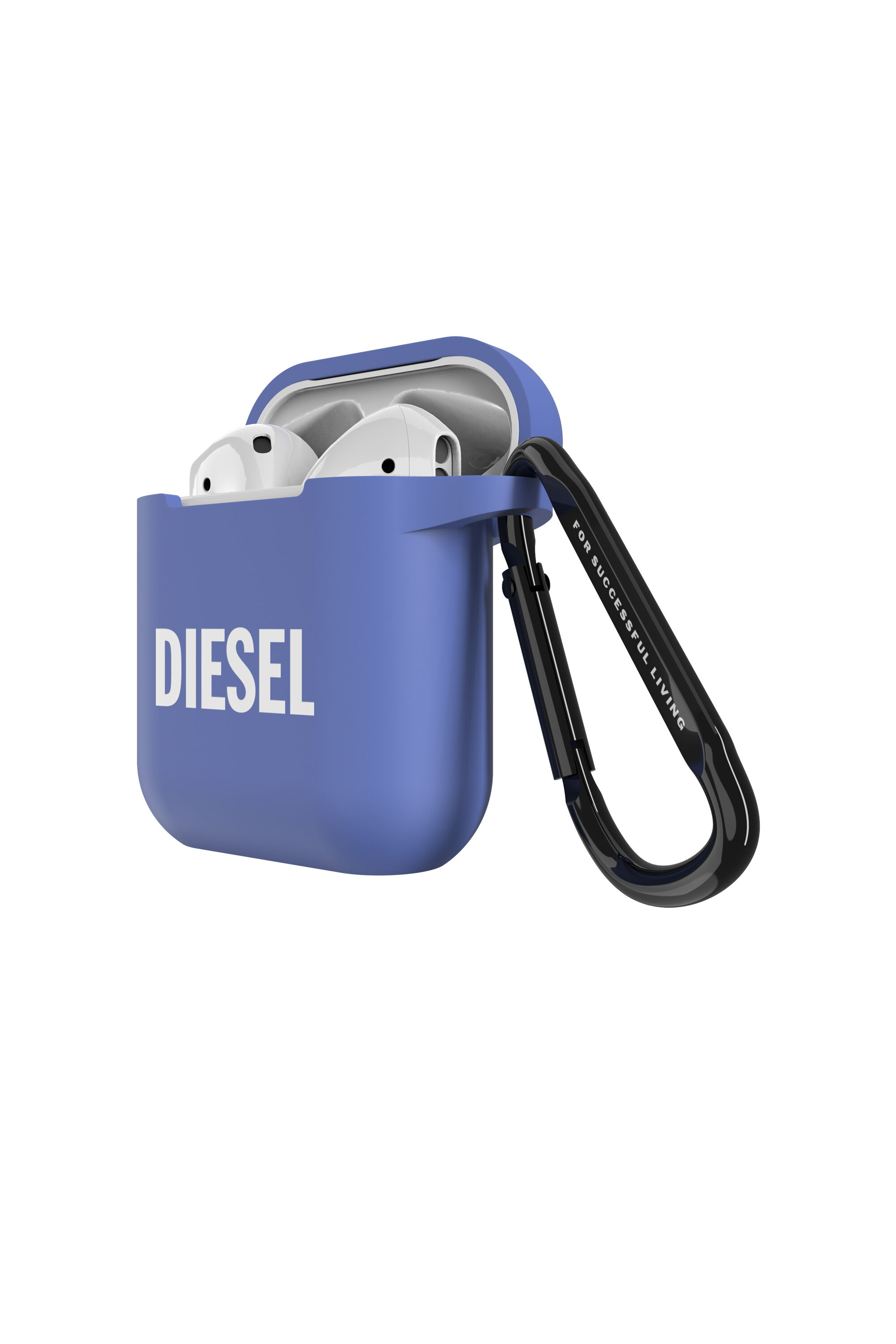 Diesel - 48319 AIRPOD CASE, Funda de silicona para AirPods Unisex in Azul marino - 3