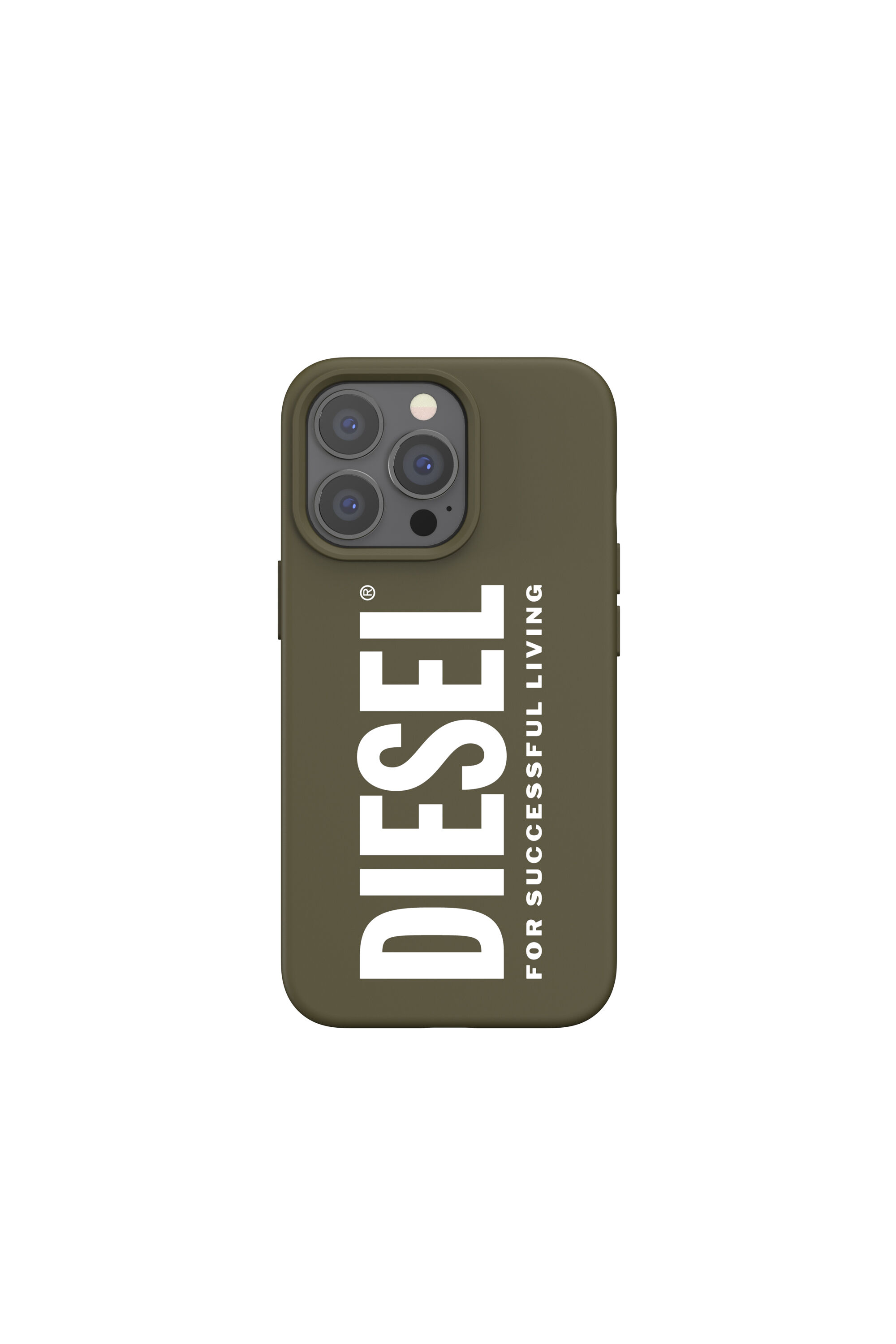 Diesel - 47166 SILICONE CASE, Funda de silicona por iPhone 13 / 13 Pro Unisex in Verde - 2