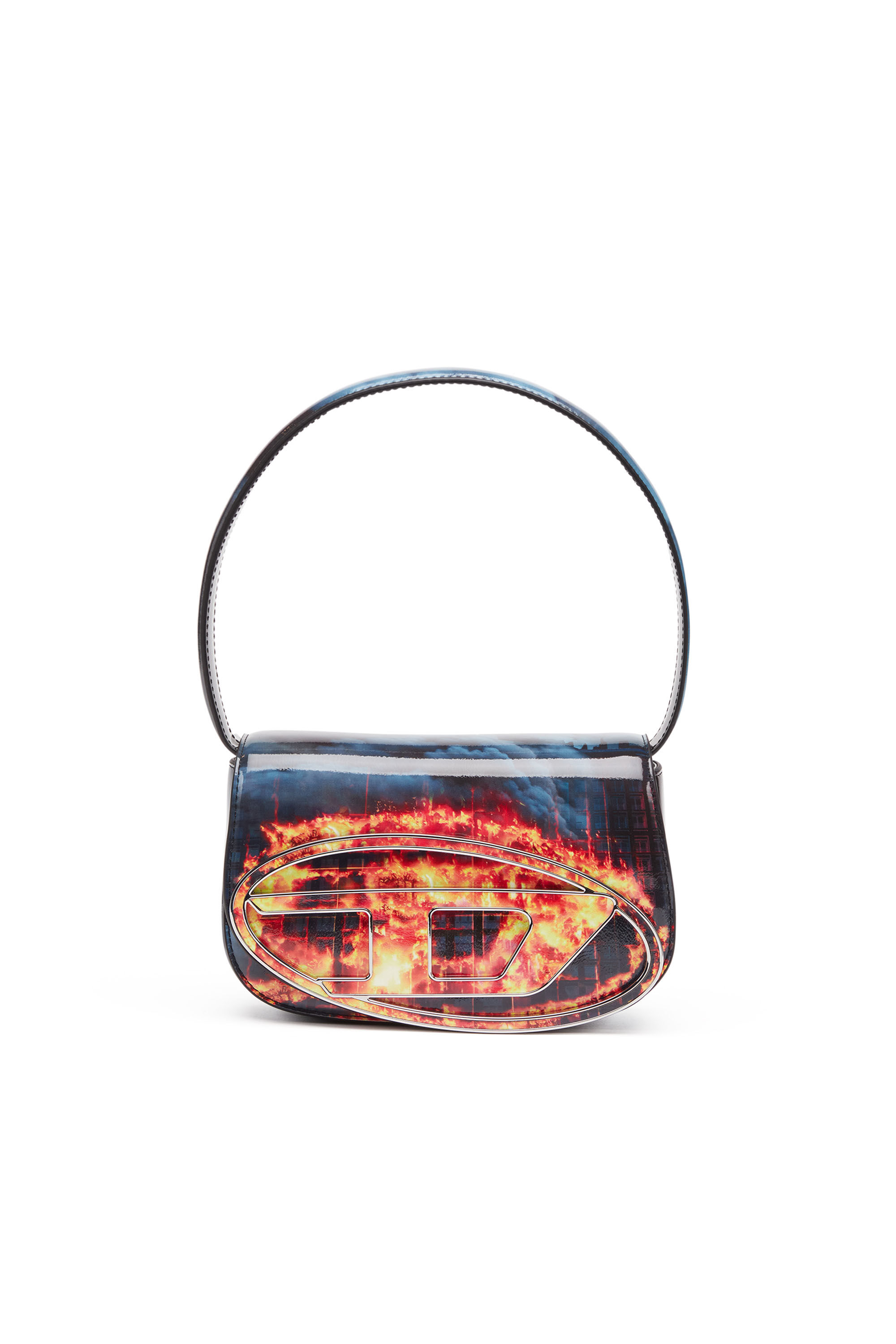 最新入荷 Women's Diesel | Multicolor | print fire with bag shoulder 1DR-Iconic バッグ