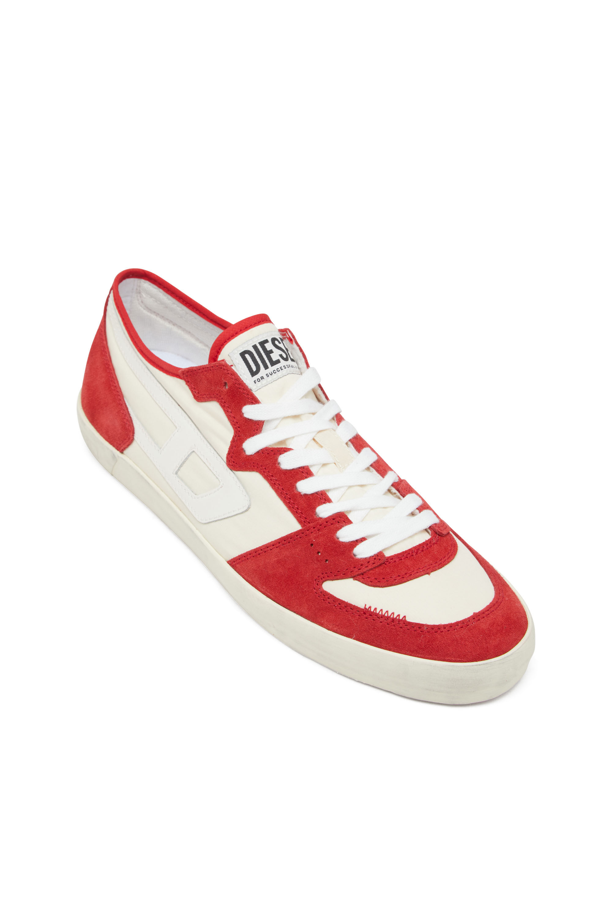 Men's S-Leroji D-Sneakers in padded ripstop and suede