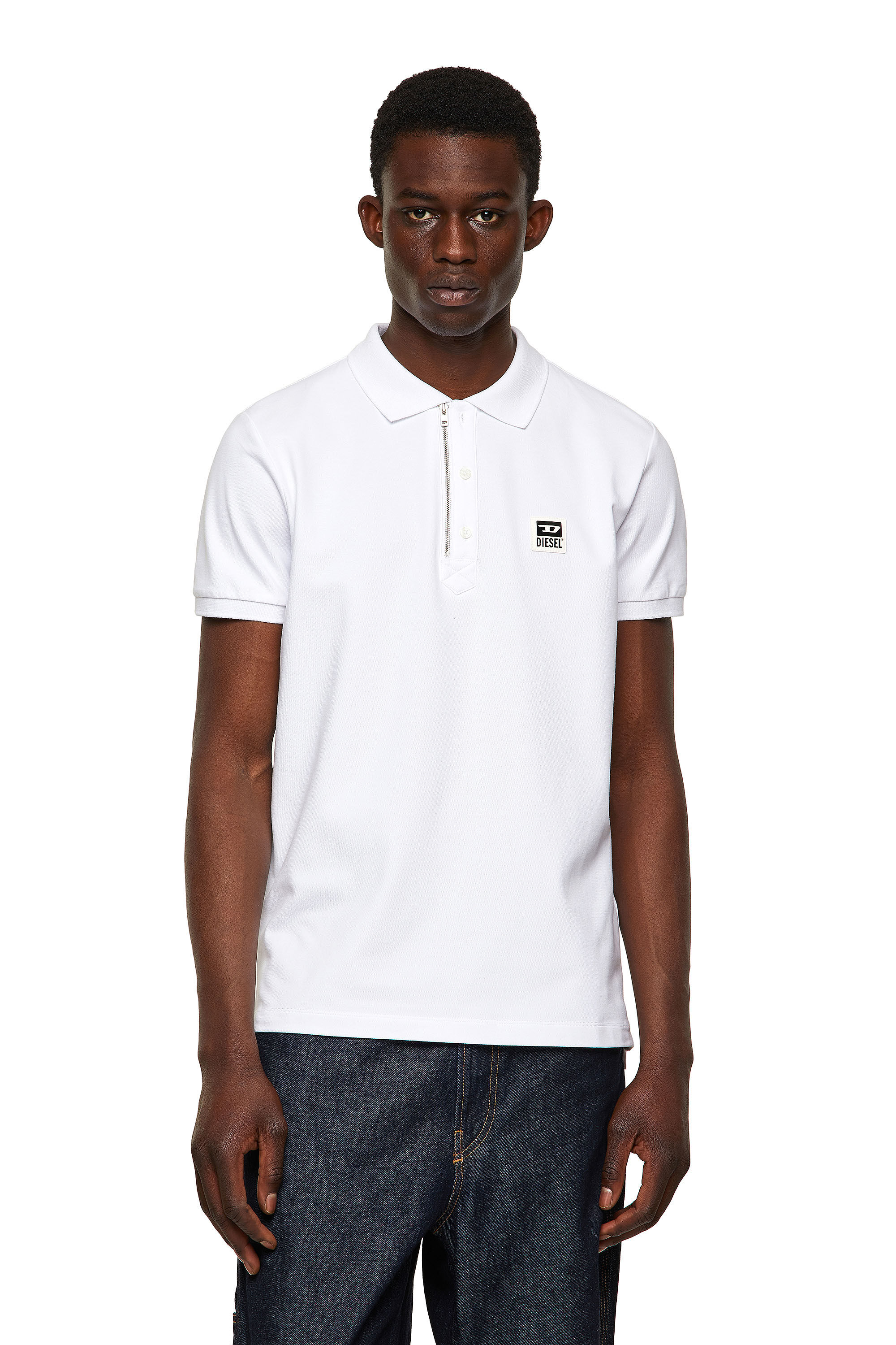 diesel black polo shirt