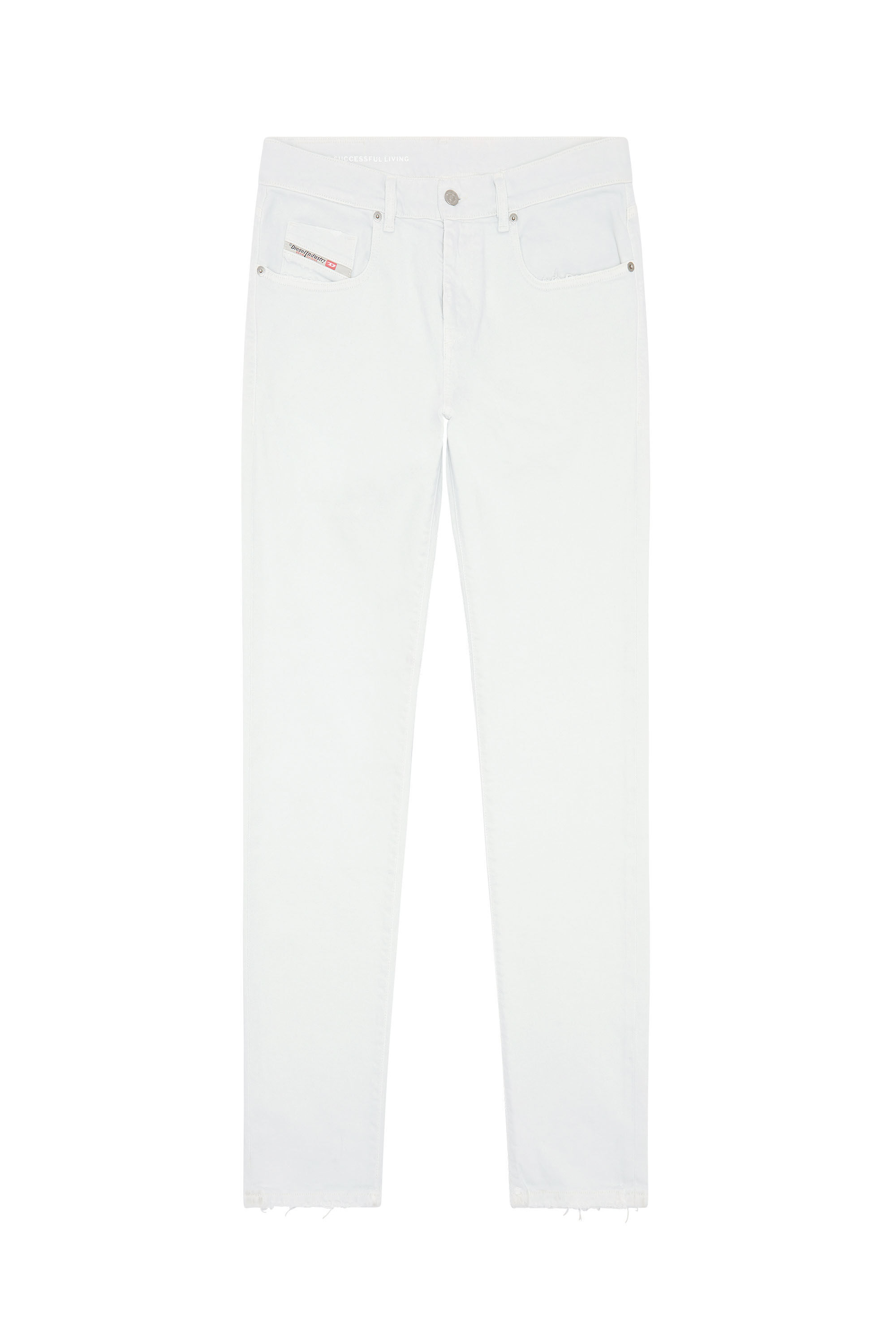 Diesel - Slim Jeans 2019 D-Strukt 09F26, Blanco - Image 2