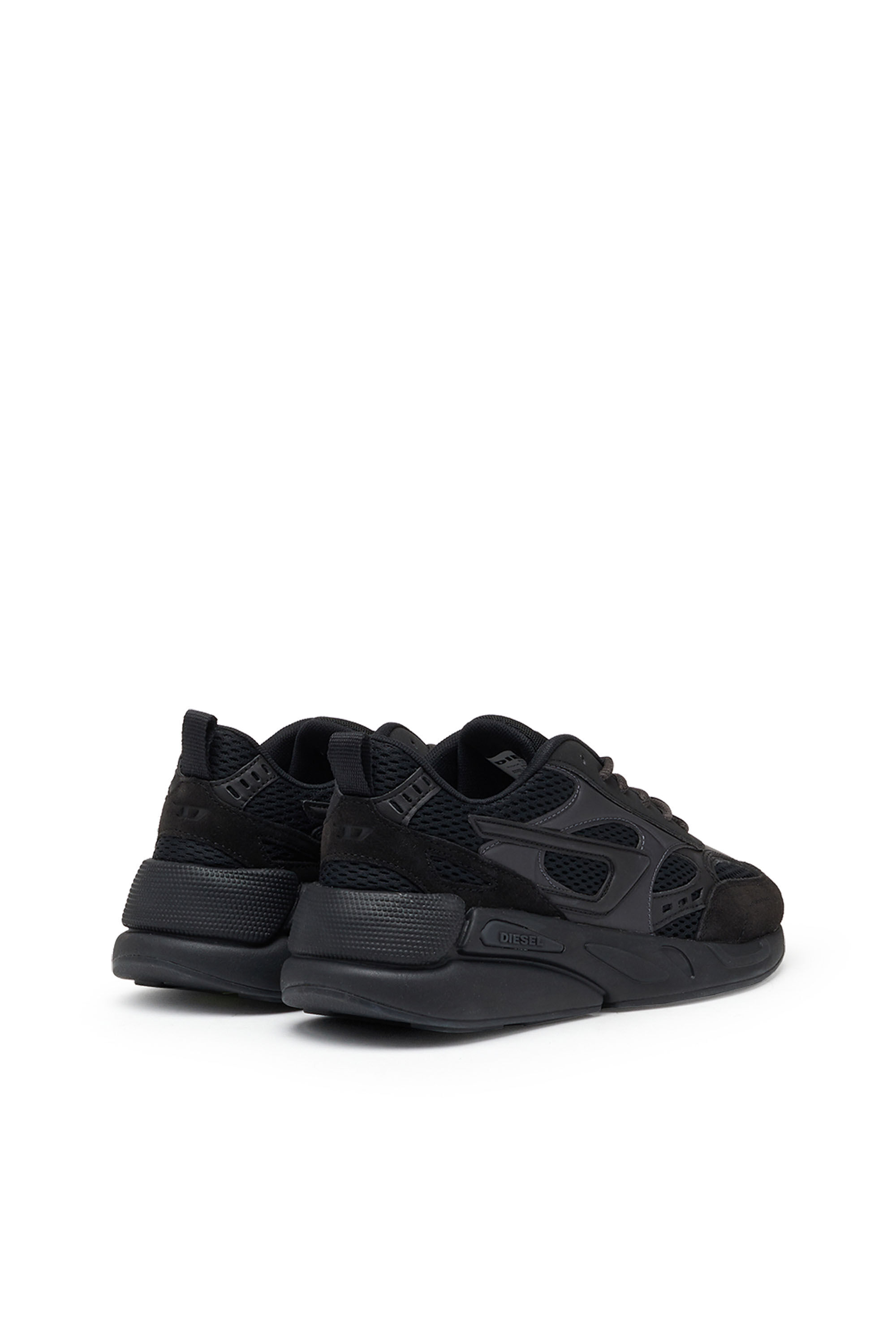 S-SERENDIPITY SPORT - Sneakers in mesh and suede | Black | Diesel