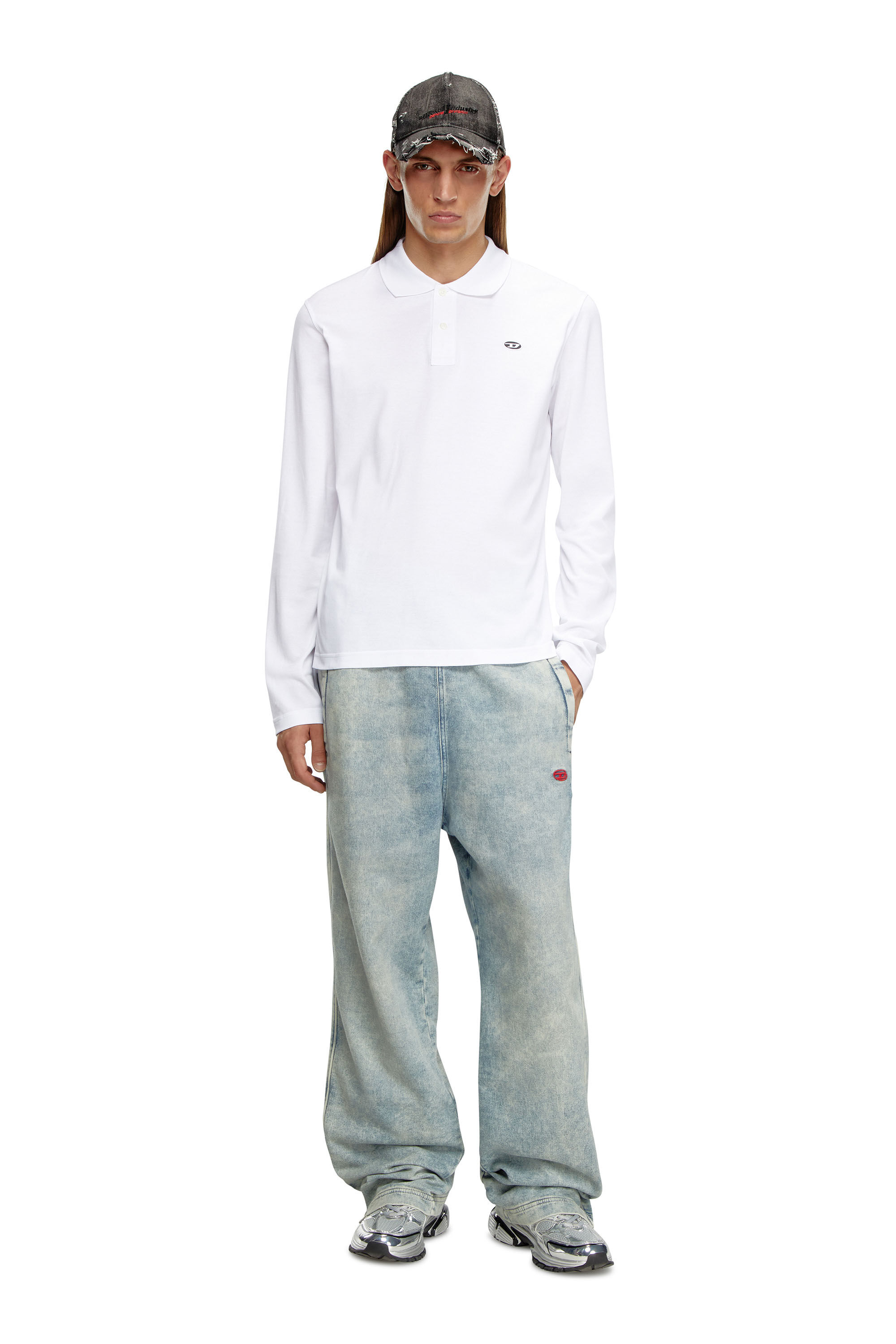 T-SMITH-LS-DOVAL-PJ Man: Long-sleeve polo shirt | Diesel
