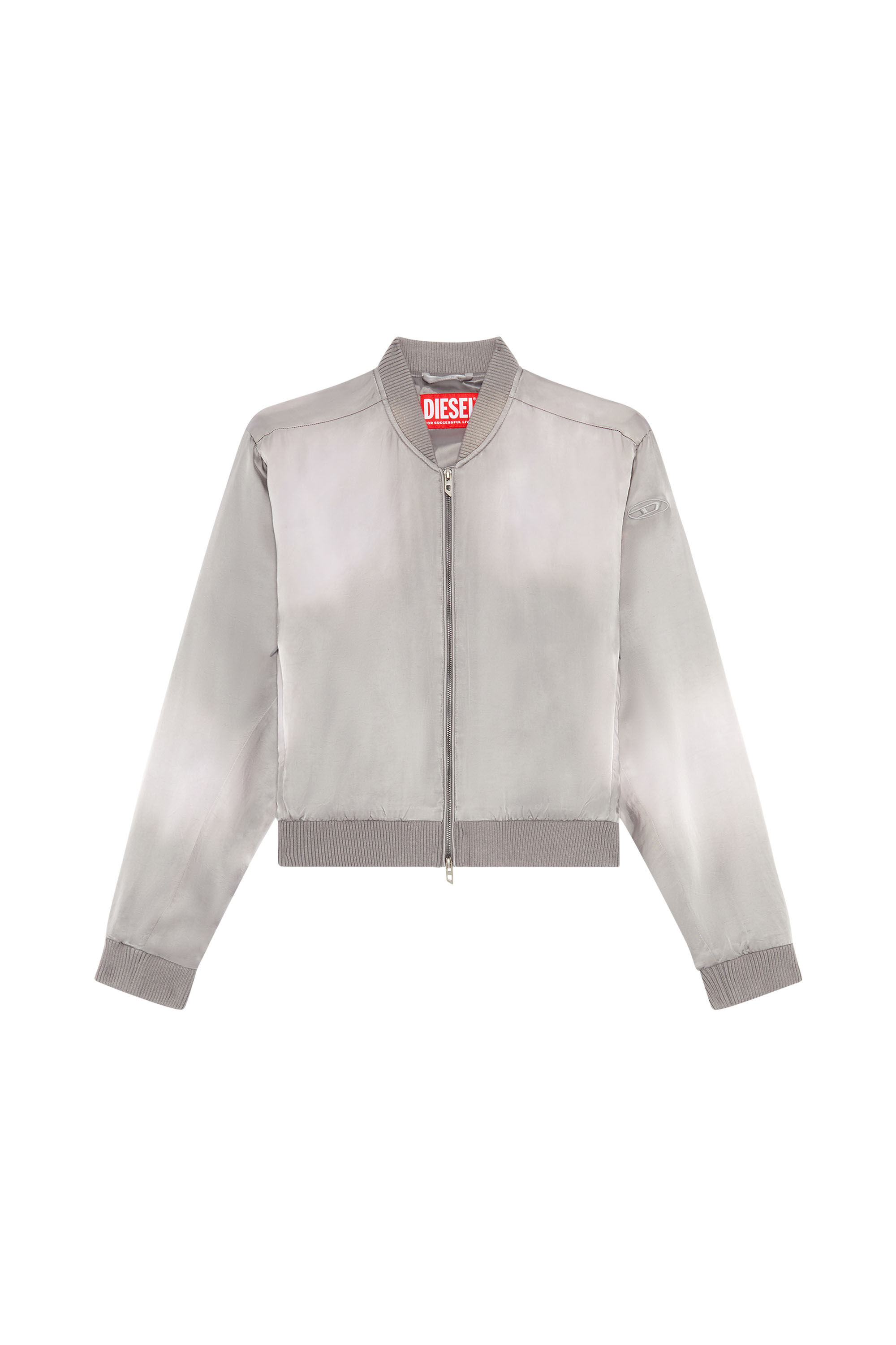 Grey satin jacket on sale