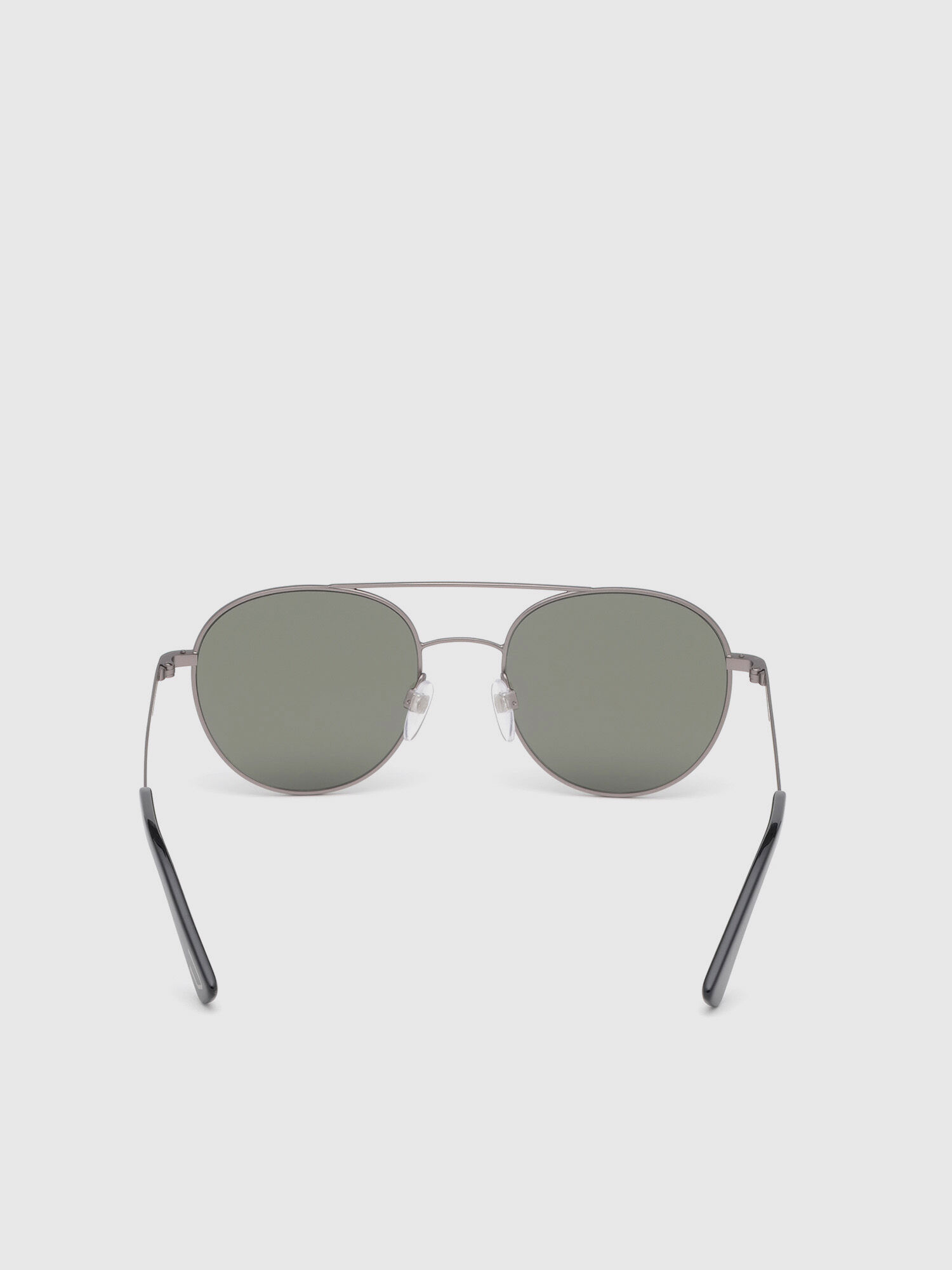Diesel - DL0286, Unisex's Rounded sunglasses in metal in Dark Beige - 5