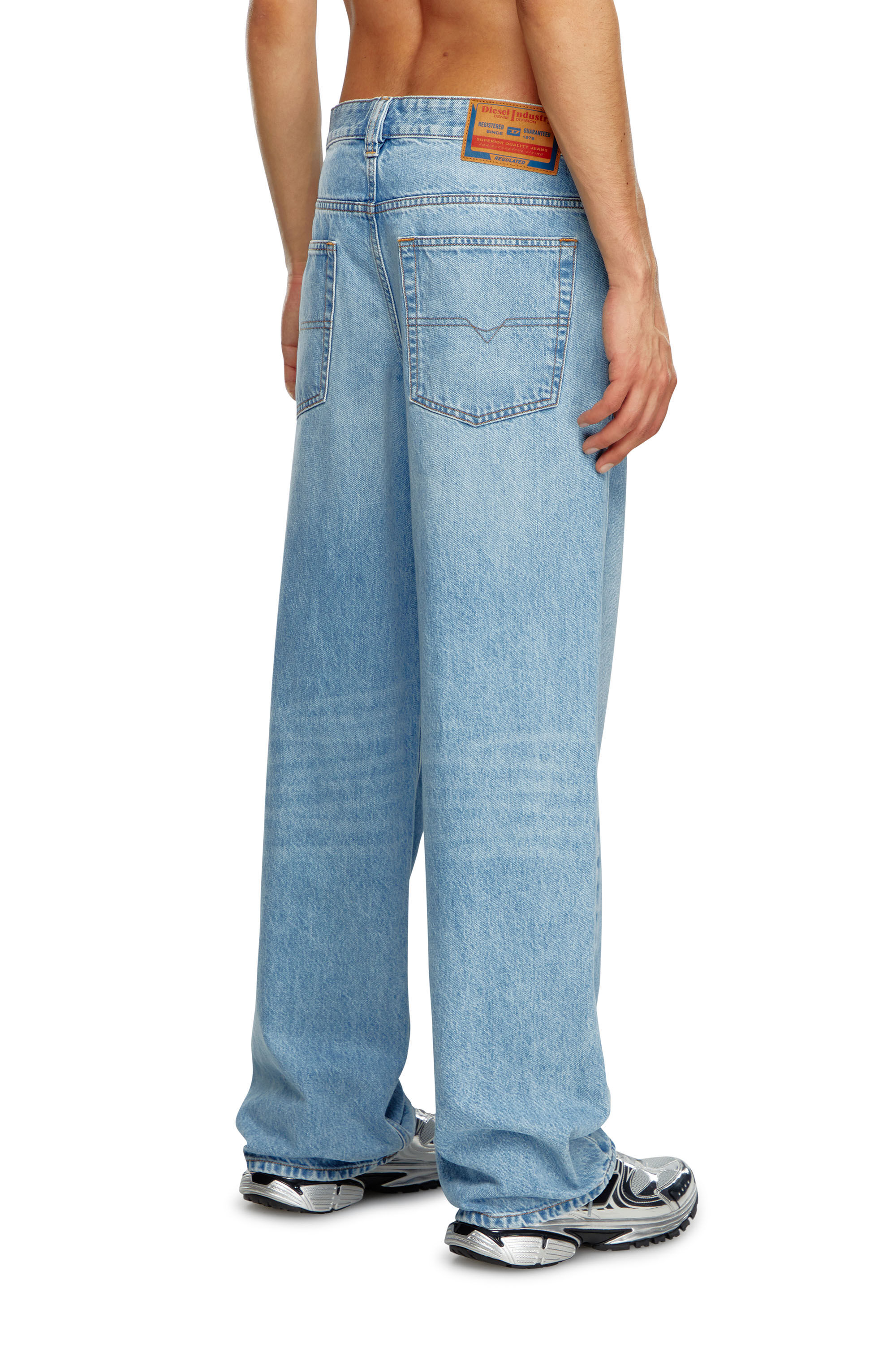 人気メーカー・ブランド | Blue Light | Jeans Relaxed Men's Diesel D-Macro 2001 パンツ