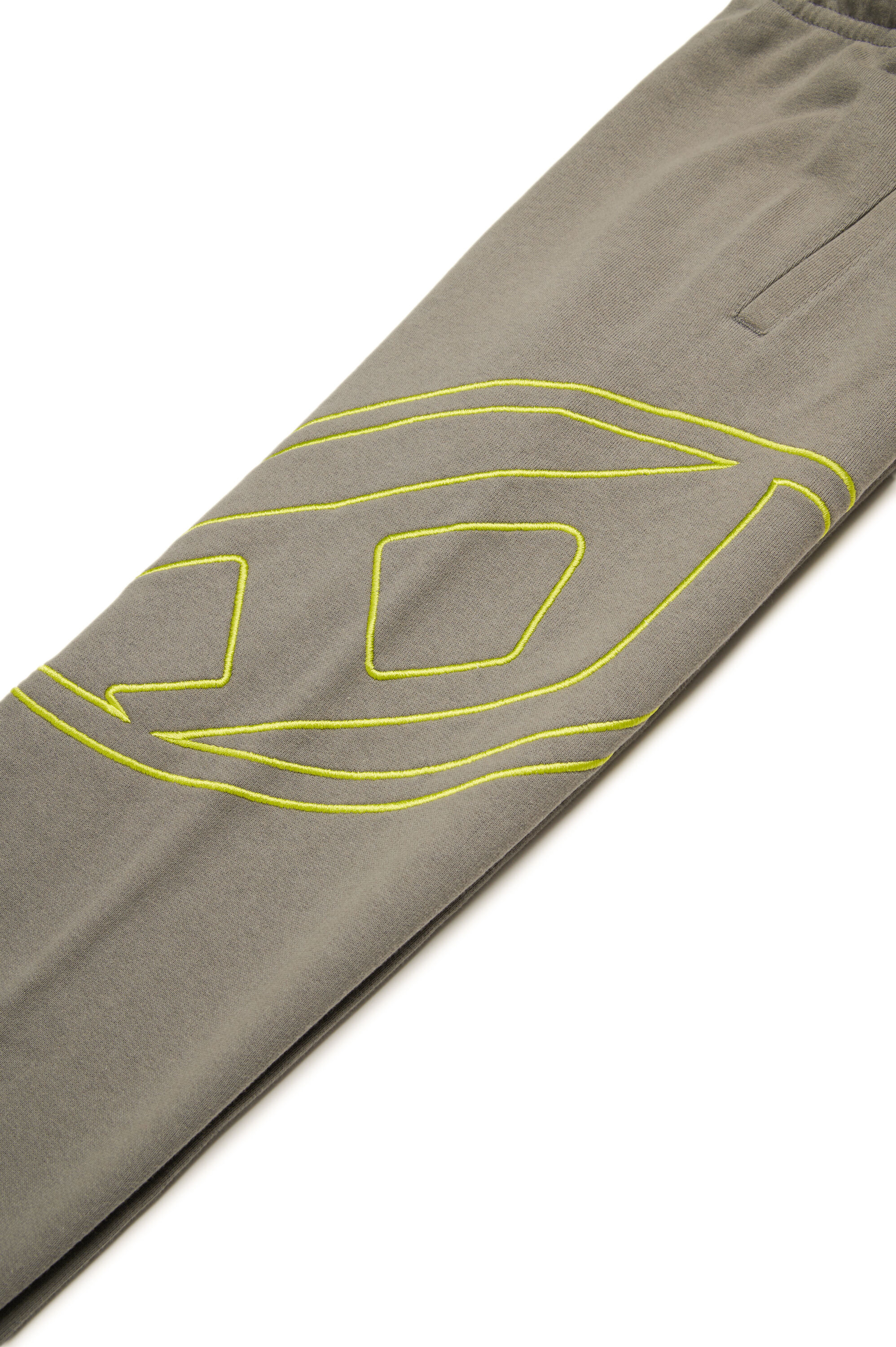 Diesel - PMARKYMEGOVALD, Pantalones deportivos con bordado Oval D mega Hombre in Gris - 4
