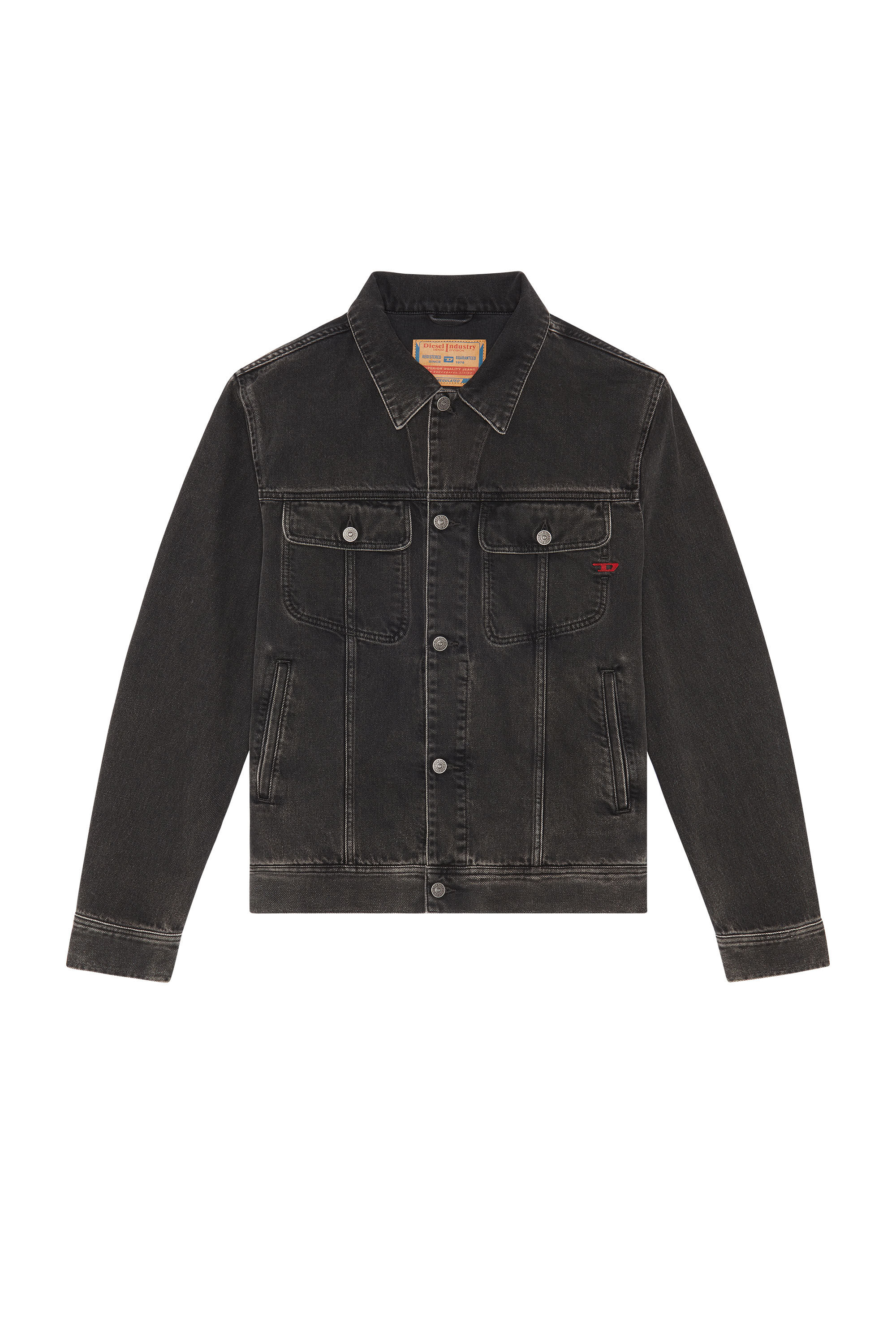 DIESEL トラッカーデニムジャケット D-BARCY ブラック D-BARCY