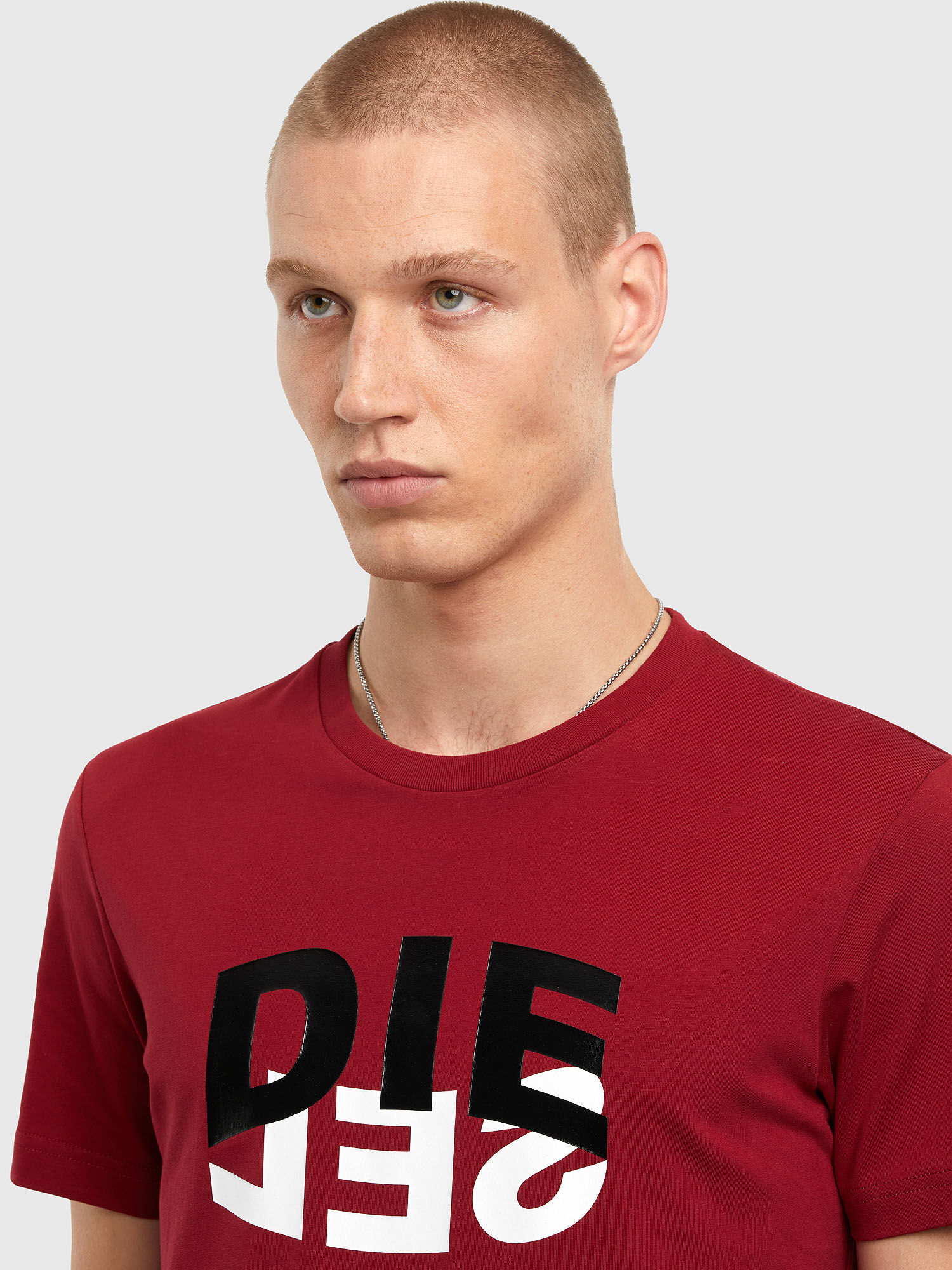 T-DIEGOS-N22 Man: T-shirt with bicolour logo | Diesel