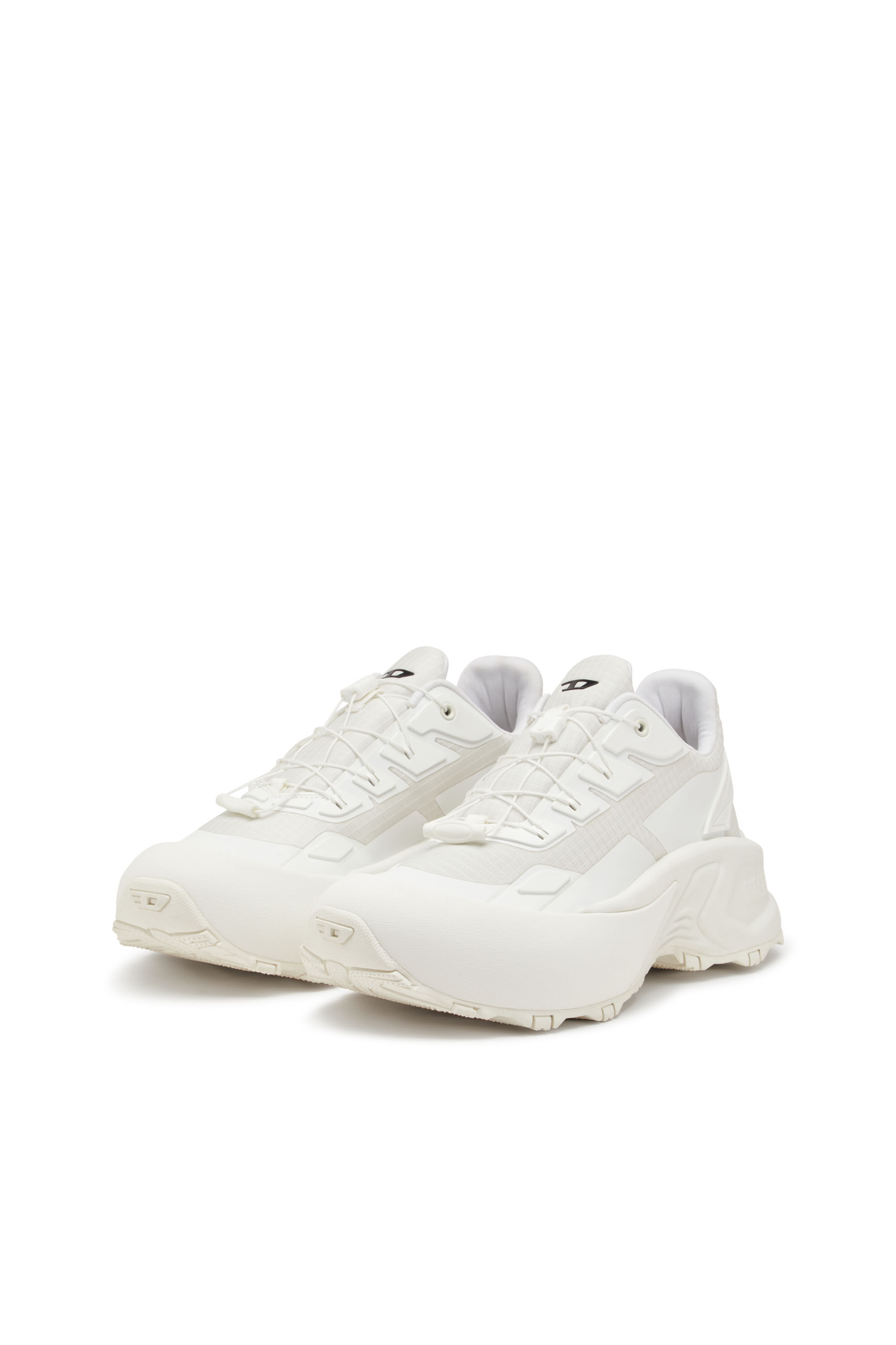 Men's D-Cage Runner-Sneakers in TPU-trimmed ripstop | White