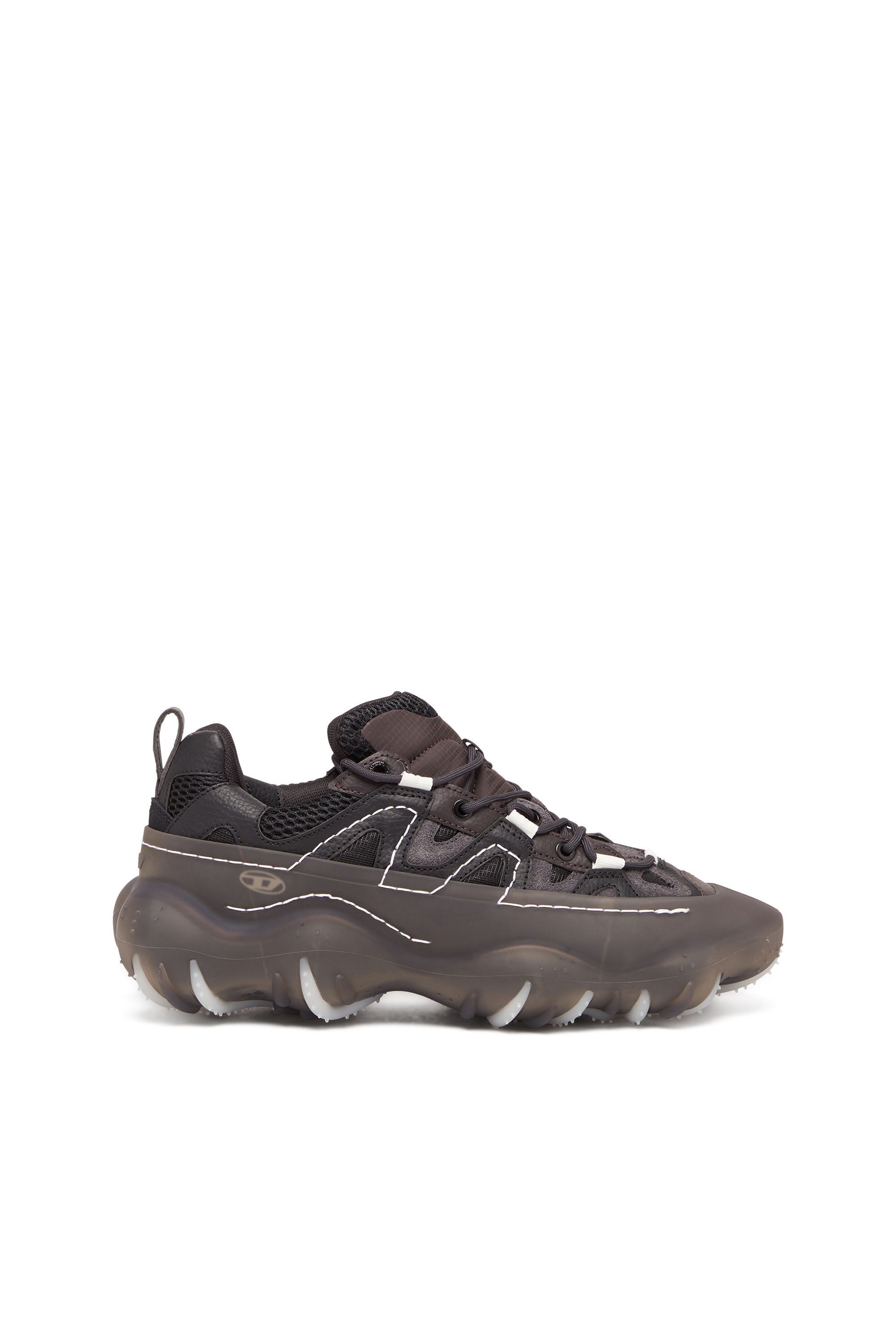 Diesel - S-PROTOTYPE P1 W, S-Prototype P1-Deportivas bajas con superposición de goma Mujer in Negro - 1