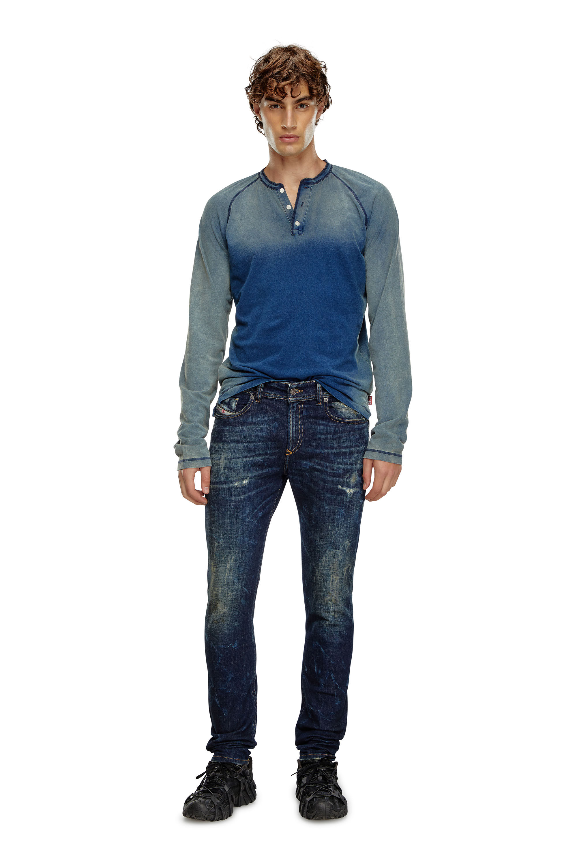 Diesel - Man Skinny Jeans 1979 Sleenker 09J26, Dark Blue - Image 1