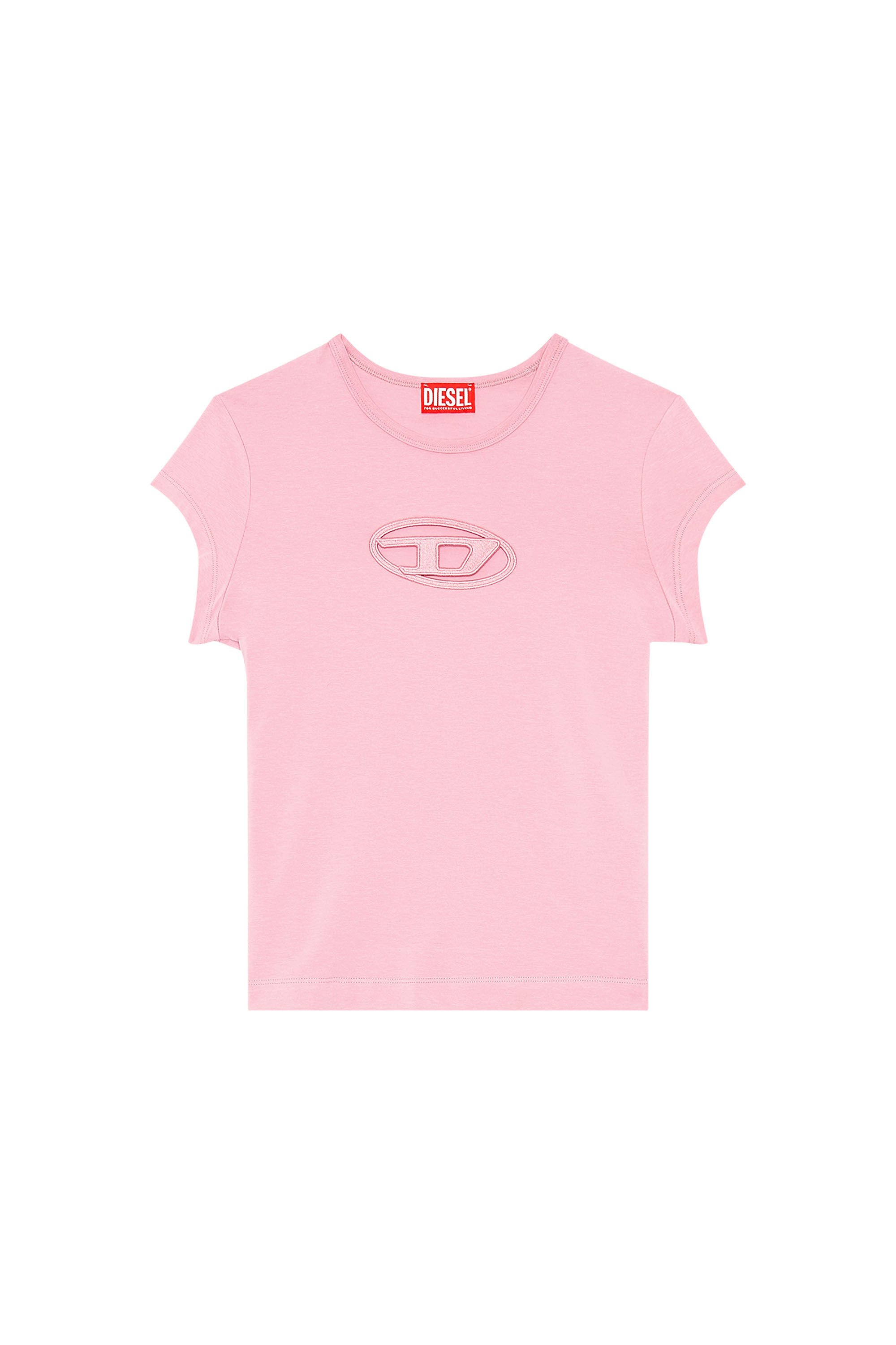 ファッション姫 通販 cut-out with T-shirt Cotton Woman: T-ANGIE D Diesel | logo トップス