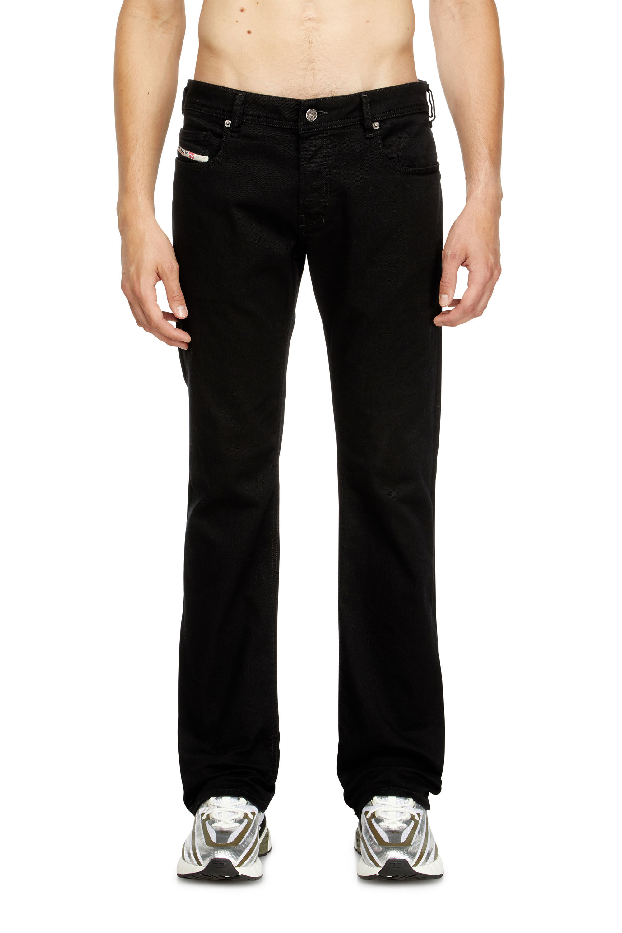 Men's Bootcut Jeans | Black/Dark grey | Diesel 2007 Zatiny