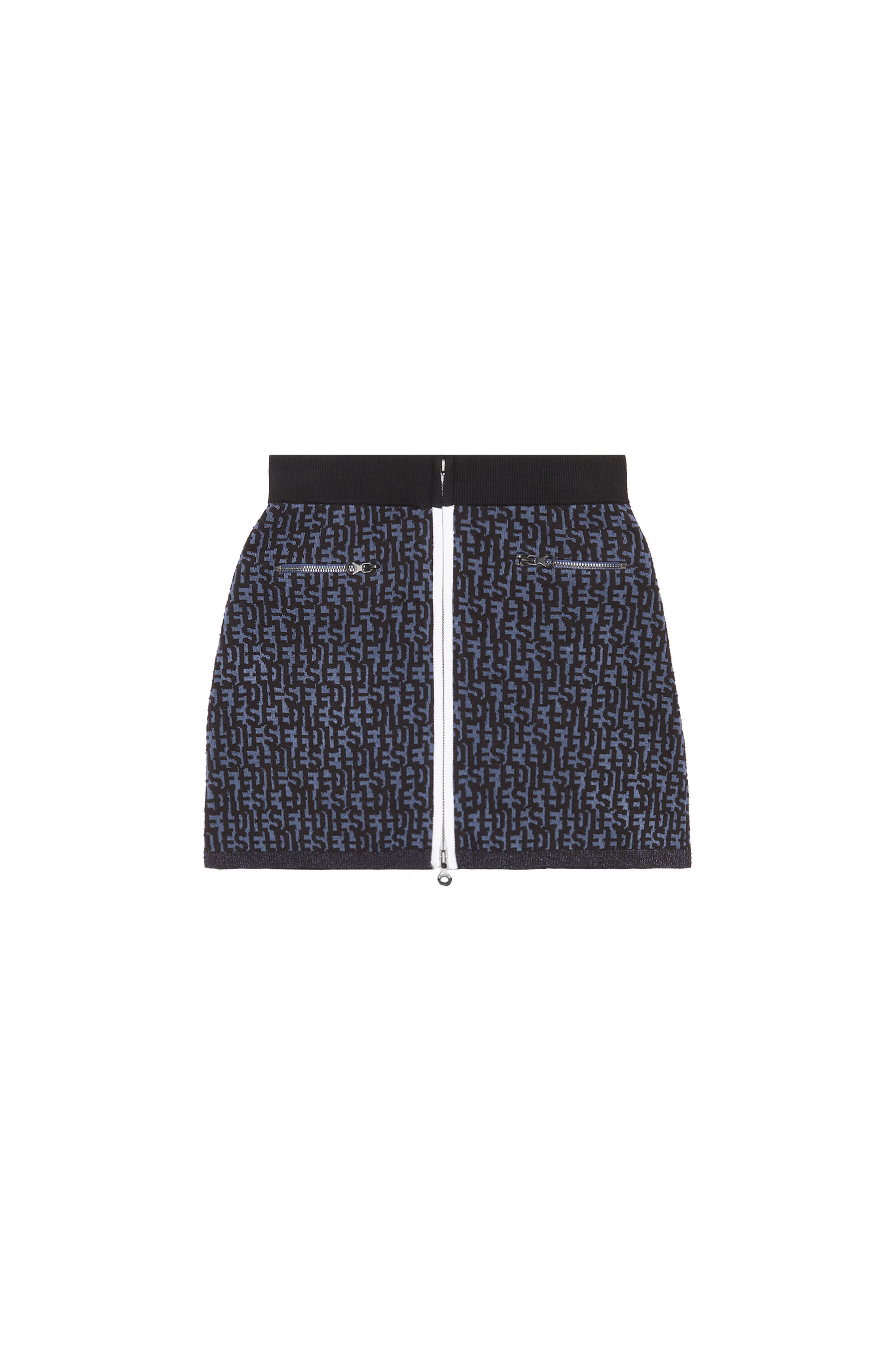 M-ATHILDETTE Woman: Short skirt with bouclé-knit monogram M-ATHILDETTE Woman: Short skirt with bouclé-knit monogram